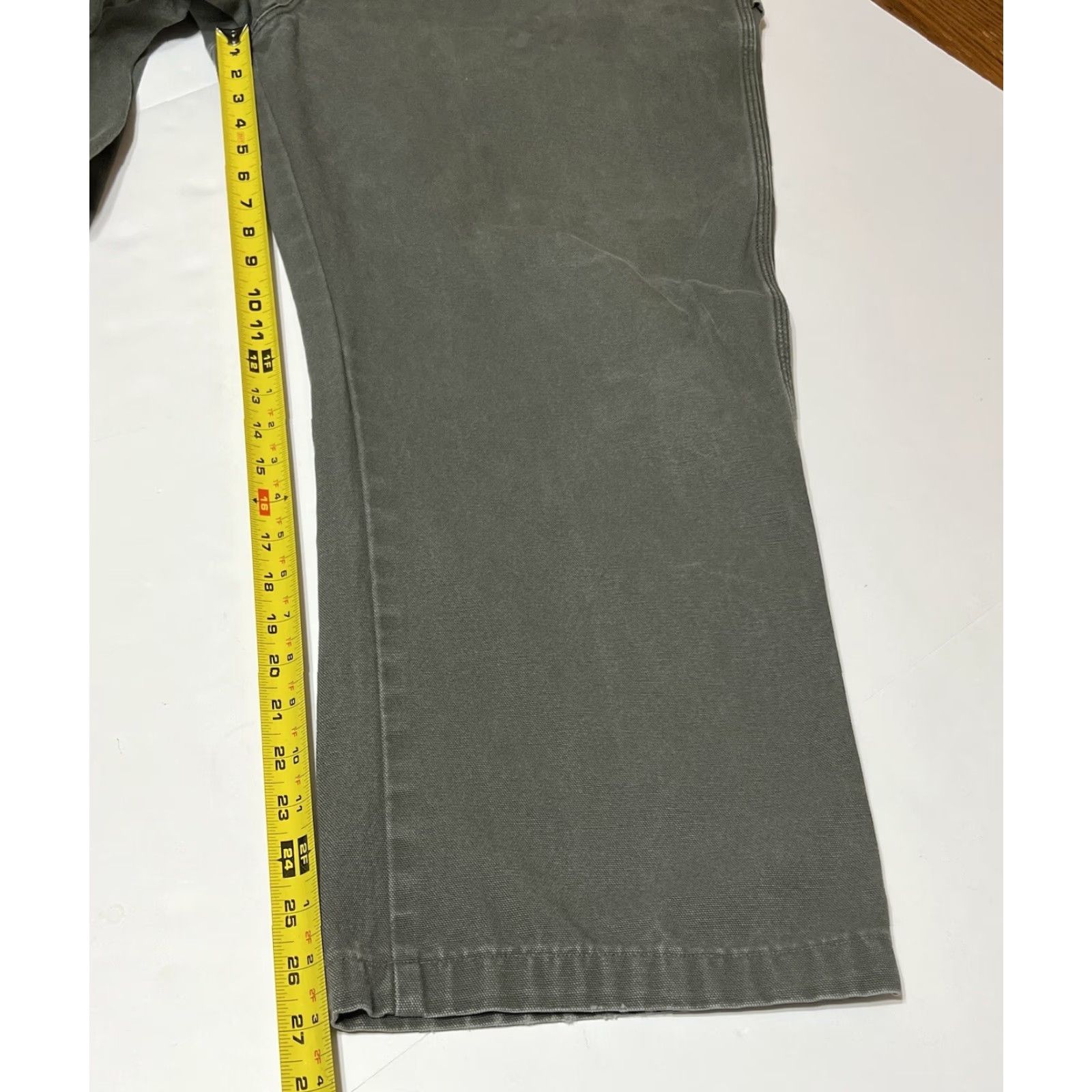 Dickies Dickies Carpenter Pants Green Canvas Workwear Mens Tag 42x30 Measure 42x27 Stain Size US 42 / EU 58 - 5 Thumbnail