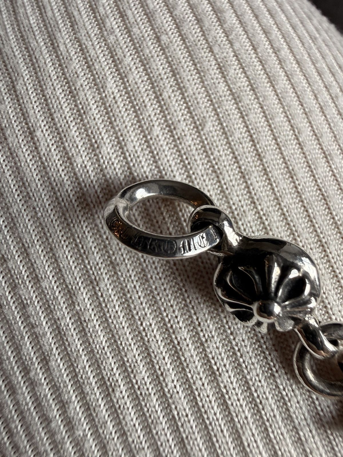 Chrome Hearts Chrome Hearts 1 Ball Tiny CH Cross Pendant + Ball Chain Size ONE SIZE - 8 Thumbnail