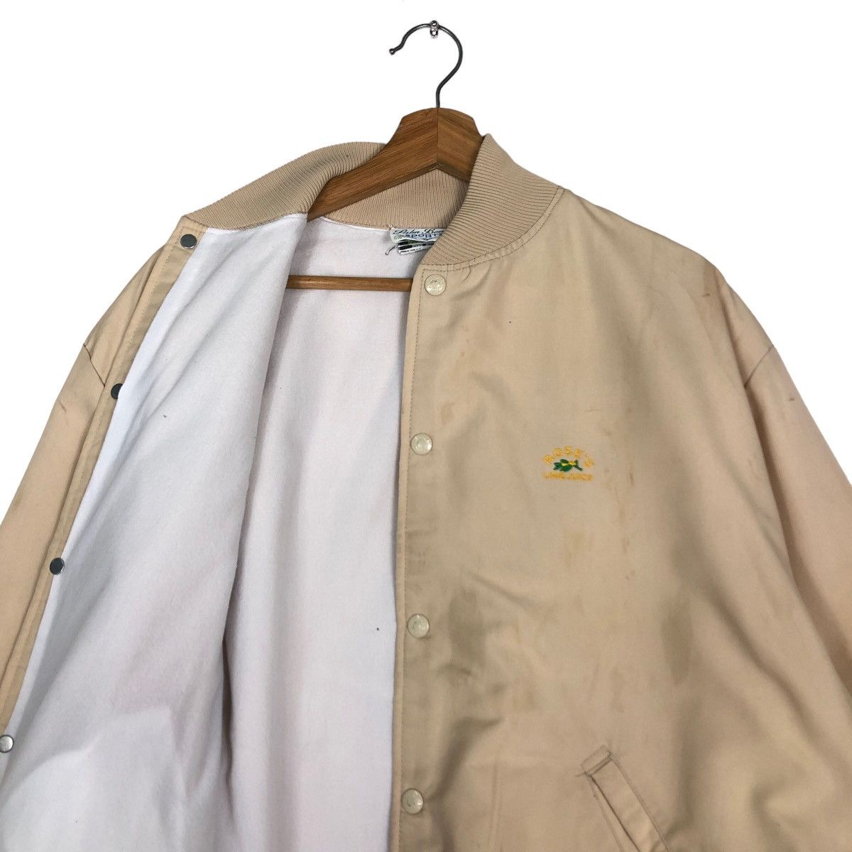 Japanese Brand 🔥 90’s Vtg Bomber Jacket Palm Beach Sports Big Logo Size US XXL / EU 58 / 5 - 10 Thumbnail