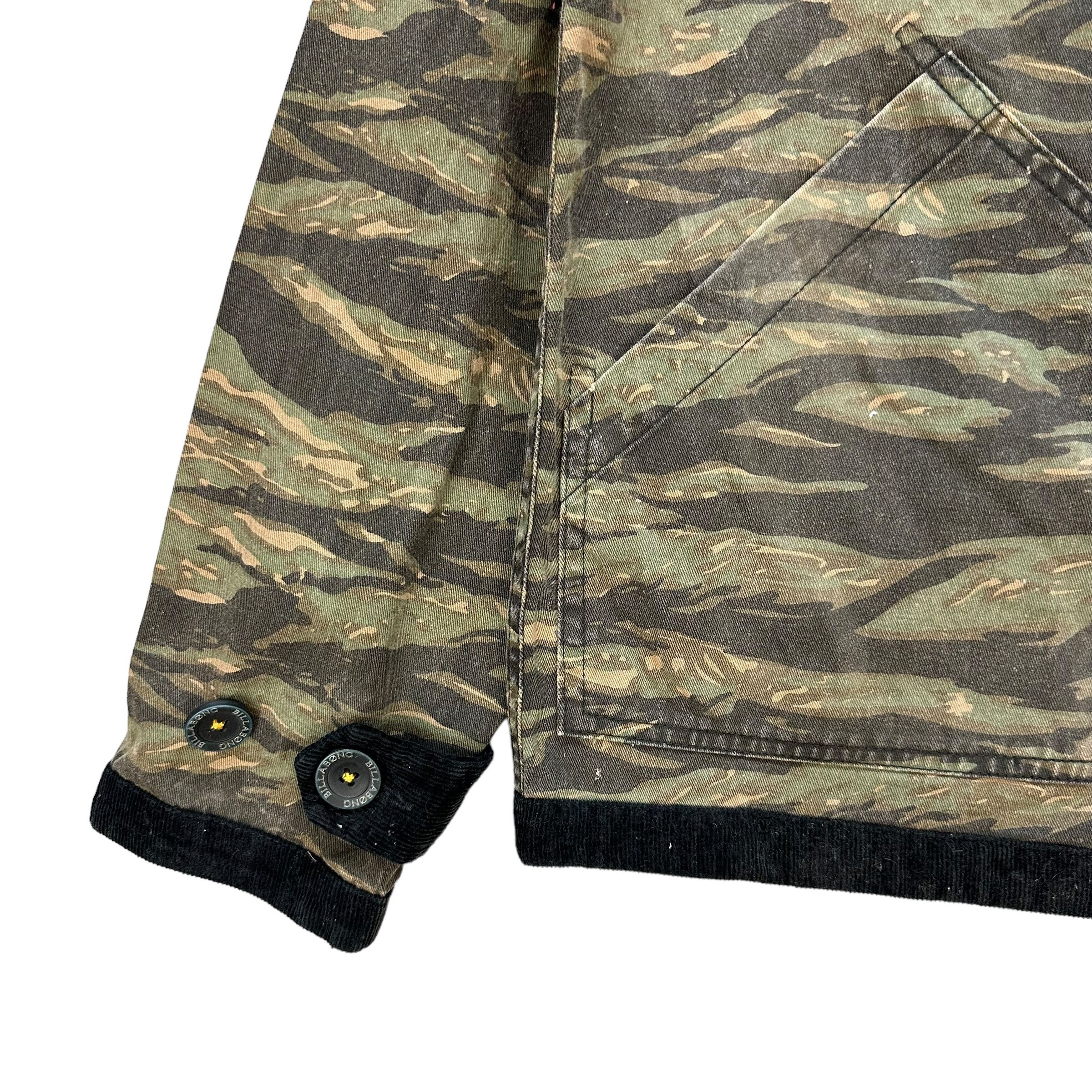 Billabong Billabong Camo Tiger Striped Chore Jacket #A33-0770 Size US L / EU 52-54 / 3 - 4 Thumbnail
