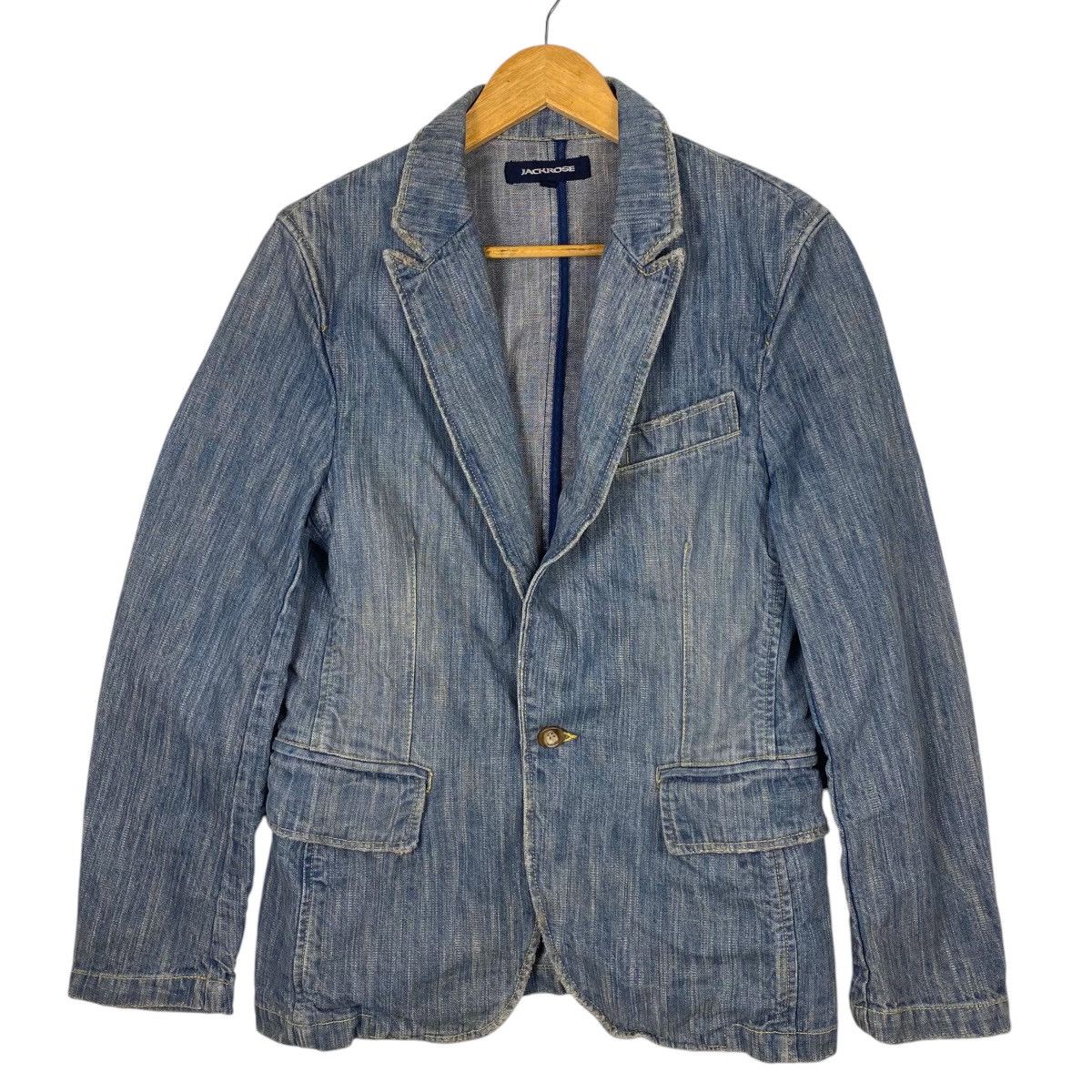 JACKROSE × Japanese Brand × Maison Kitsune 💥JACKROSE DENIM JEAN JACKET Size US M / EU 48-50 / 2 - 1 Thumbnail