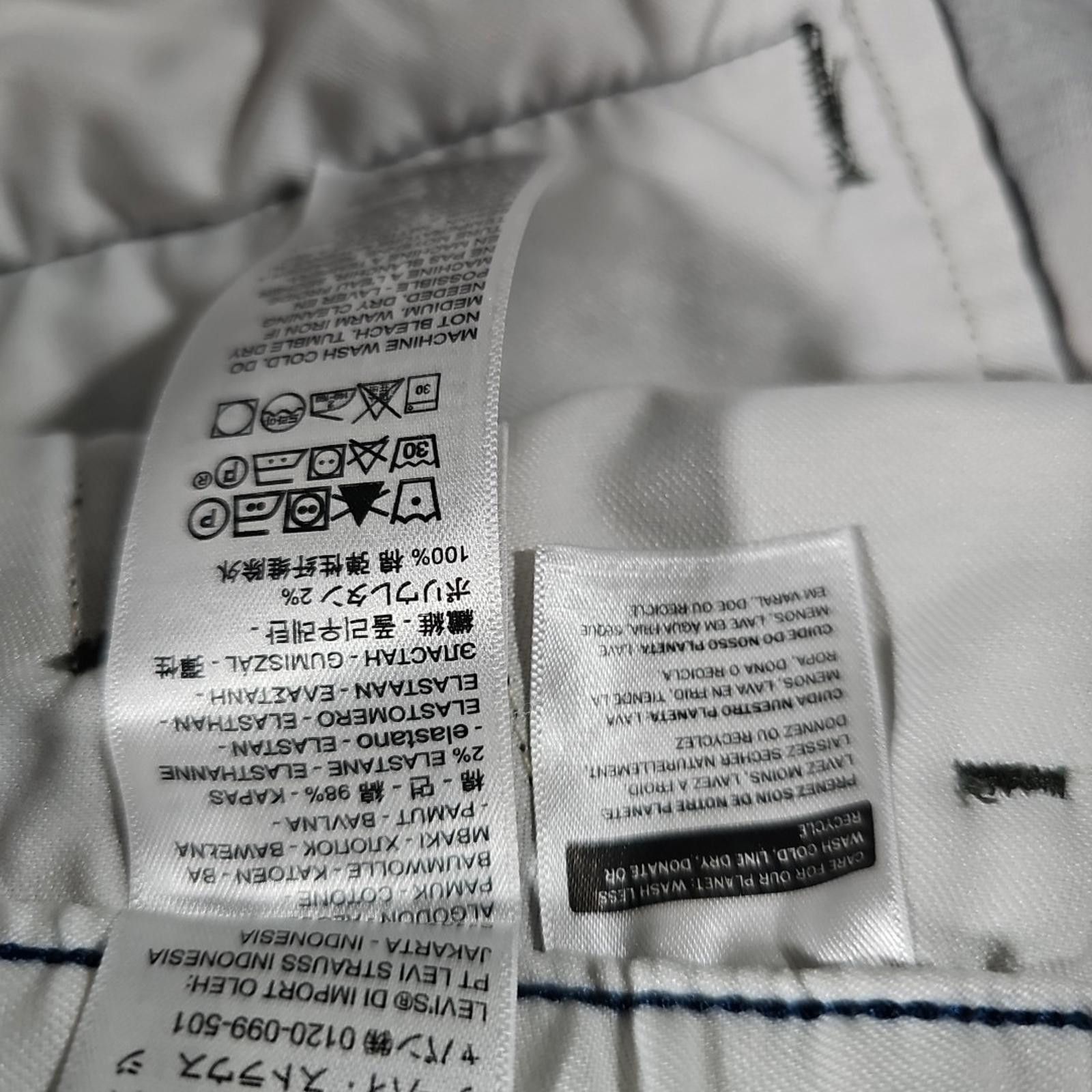 Levi's Levis XX Chino EZ Shorts Men's XL Gray Geometric Outdoor Size US 36 / EU 52 - 5 Thumbnail