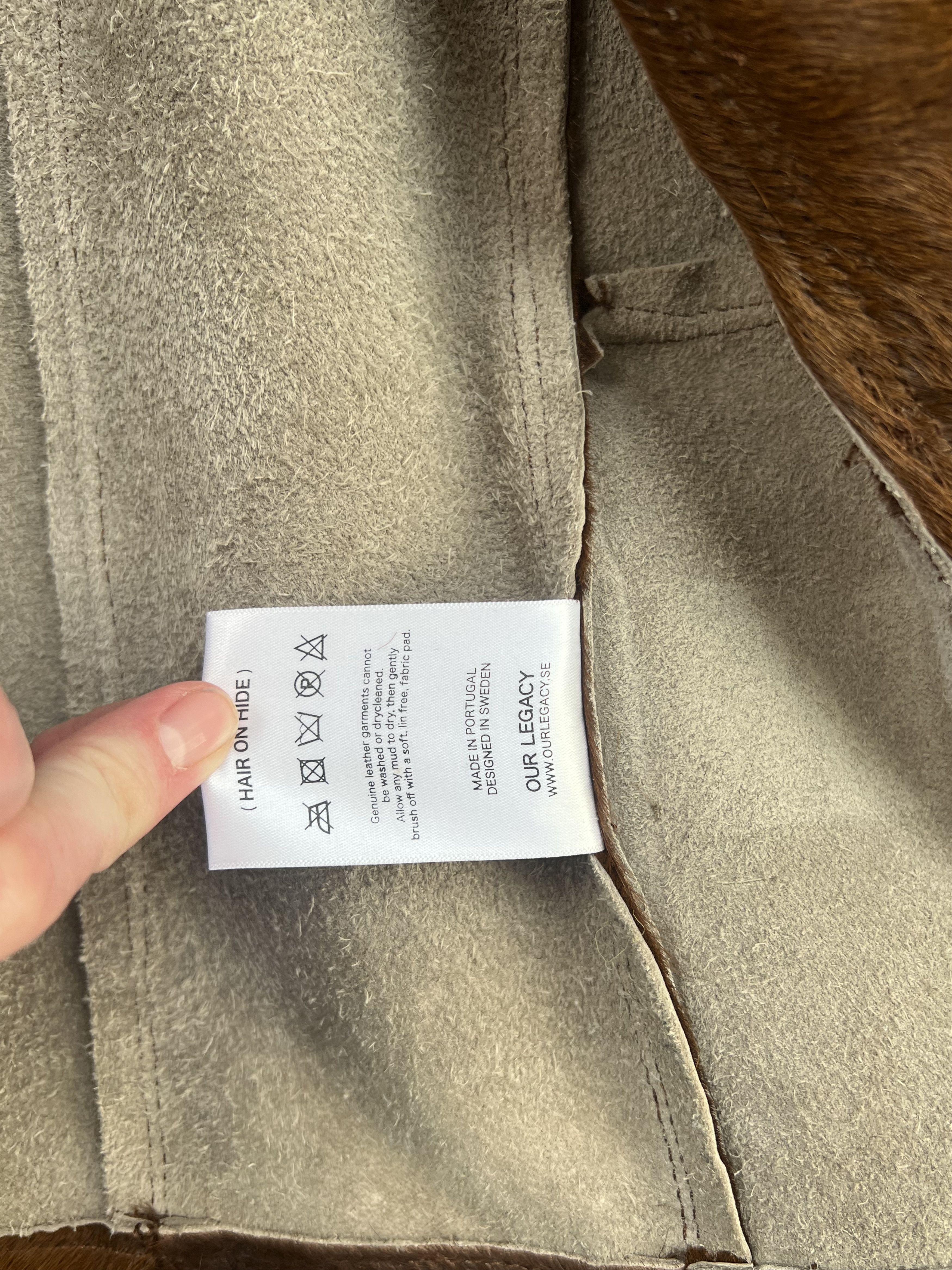 Our Legacy Our Legacy Ponyhair Leather Jacket Size US M / EU 48-50 / 2 - 6 Thumbnail
