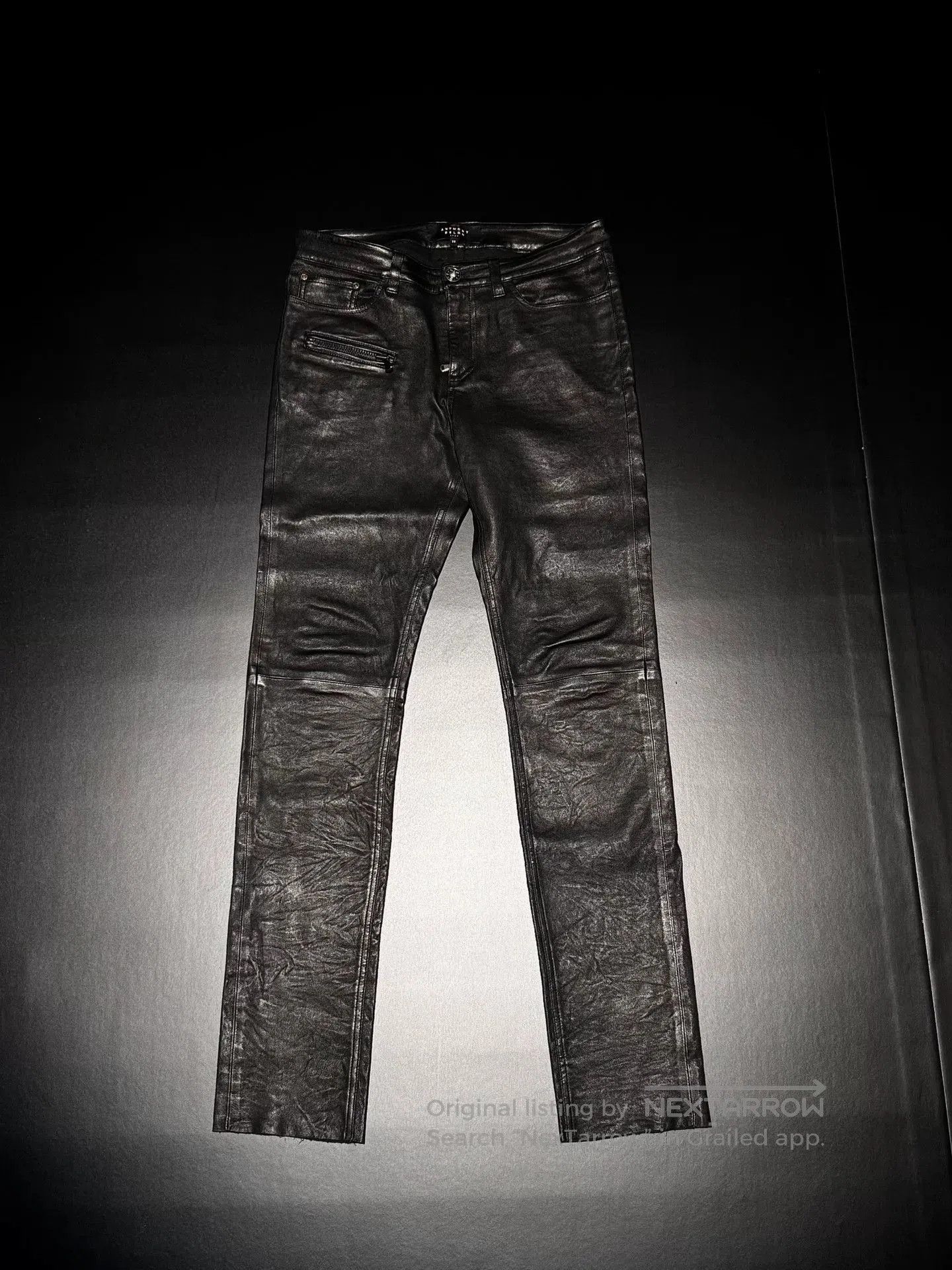 Other Anthony Delon Lamb Leather Biker Pants. Size US 29 - 2 Thumbnail