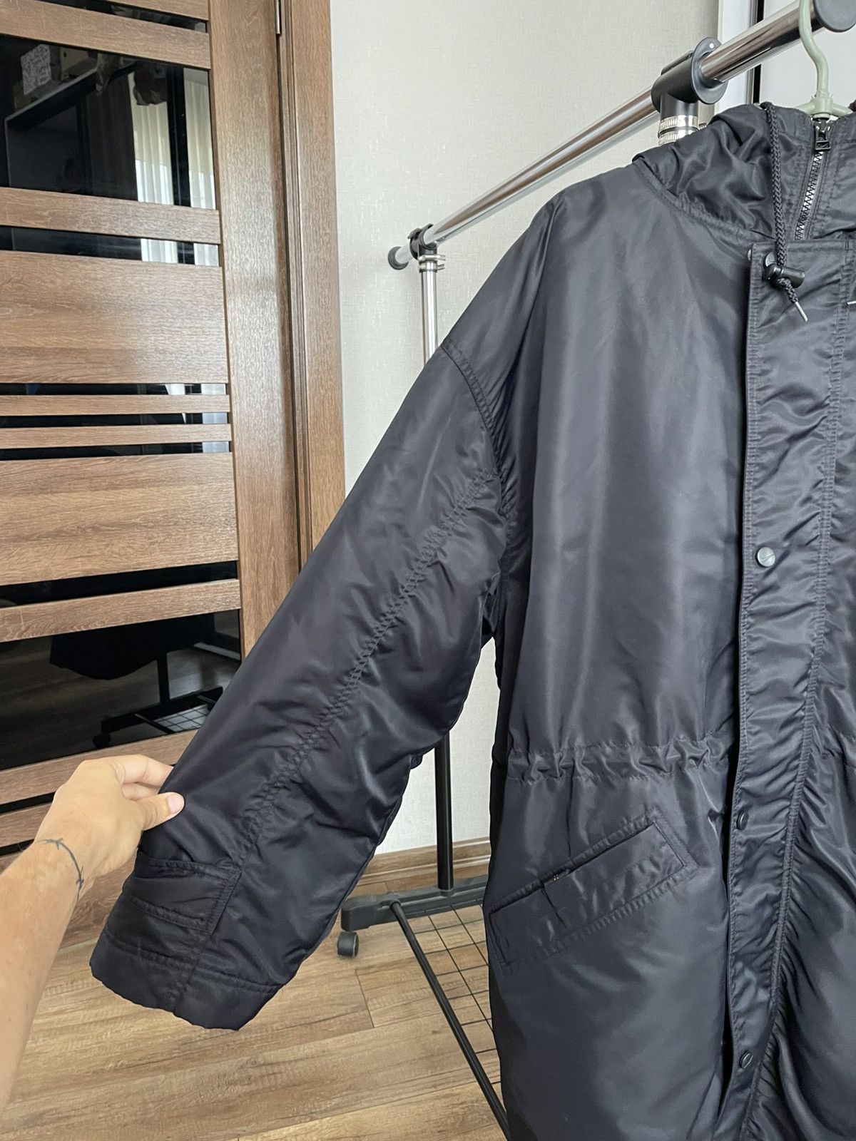 Nike Nike Vintage Parka Jacket Big Logo Swoosh 90s Size US L / EU 52-54 / 3 - 9 Thumbnail