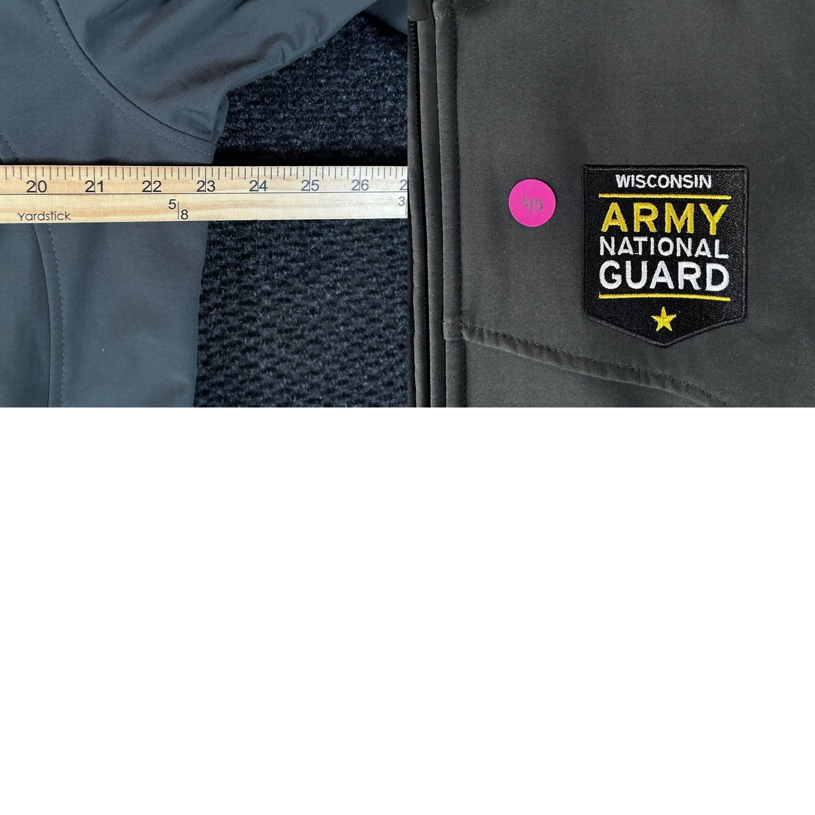 Port Authority Army National Guard Softshell Hooded Jacket Port Authority Men M Charcoal Gray Size US M / EU 48-50 / 2 - 8 Thumbnail