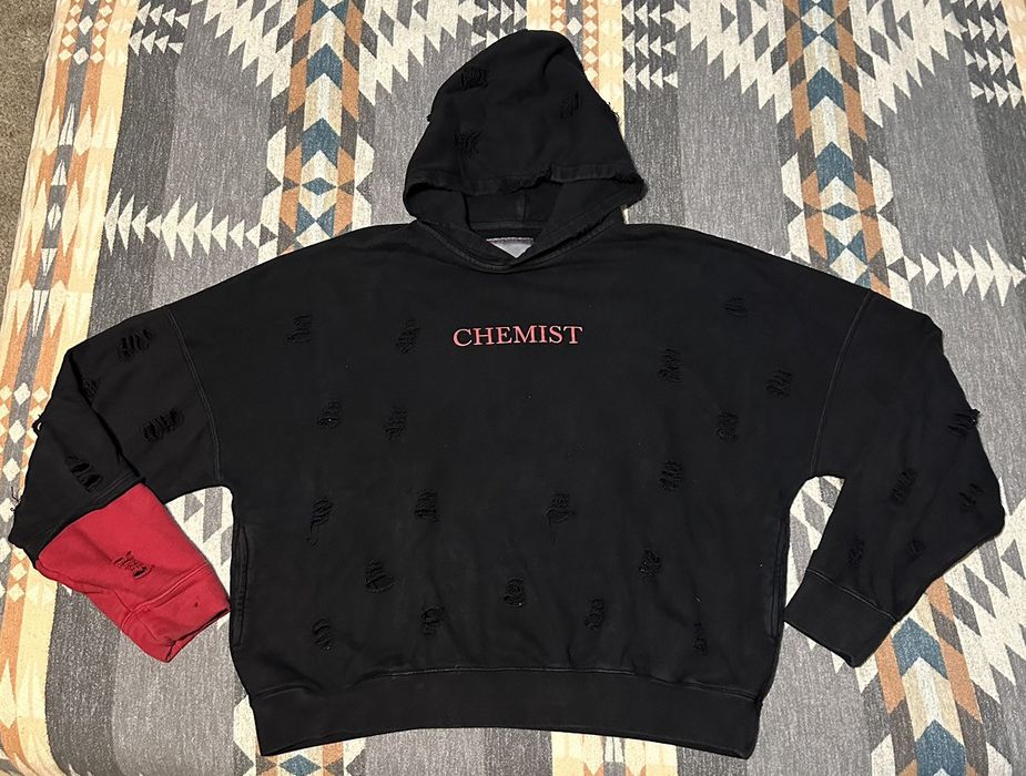 C2h4 C2H4 Distressed Chemist Hoodie Grailed