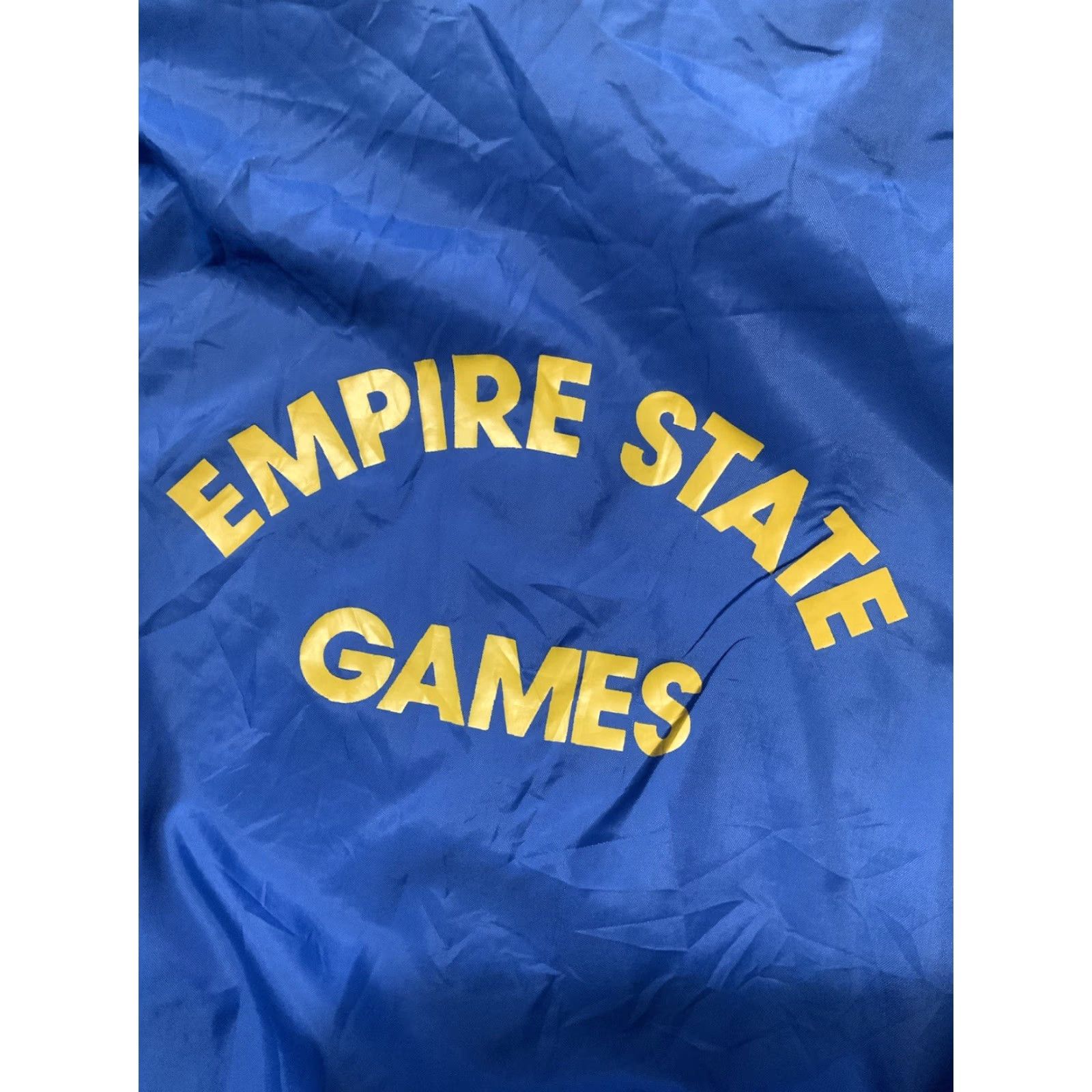 Vintage VINTAGE Duralux Windbreaker 1989 Empire State Games Ithaca New York State Parks NY Blue L Mens/Adults Jackets? Size US L / EU 52-54 / 3 - 7 Thumbnail