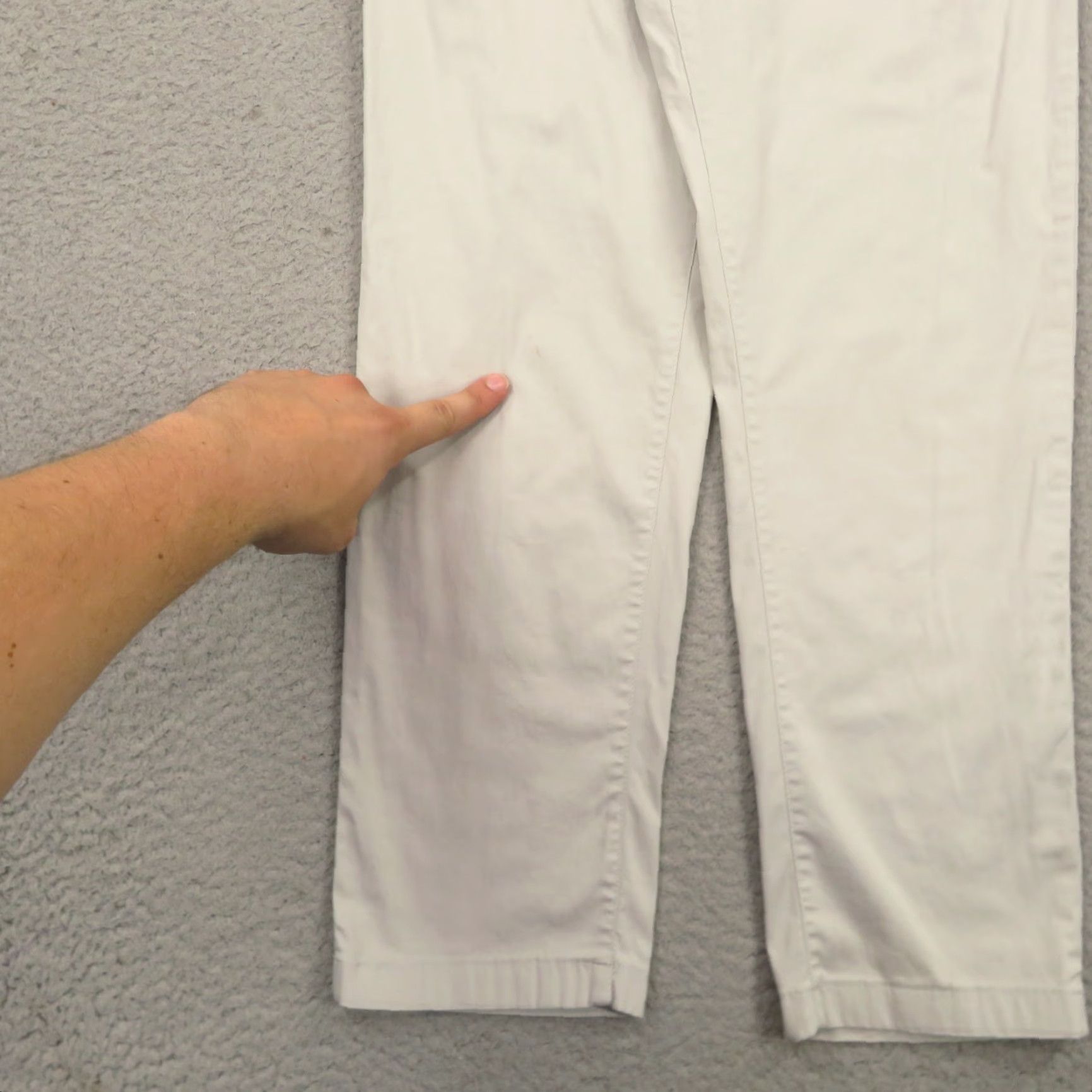 Vintage Birddogs Pants Men 30x28 Stretch Khakis Grey Linerless Performance Office Chino Size US 30 / EU 46 - 5 Thumbnail