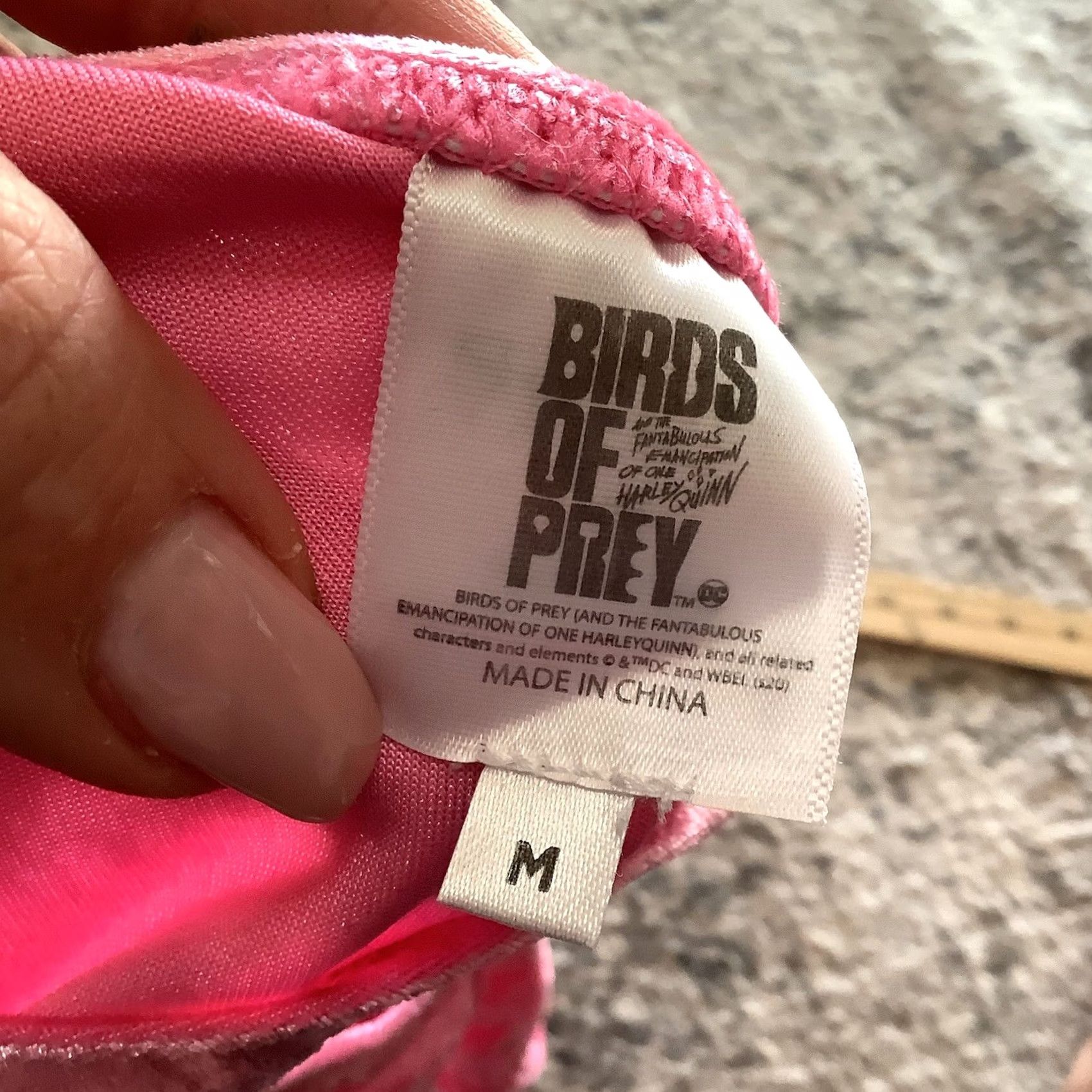 Velvet Birds of Prey Pink Velvet Sports Bra M Womens Activewear Velvety Velvet Bra Size M Pink Birds of Prey Sports Bra Women M Size ONE SIZE - 4 Thumbnail