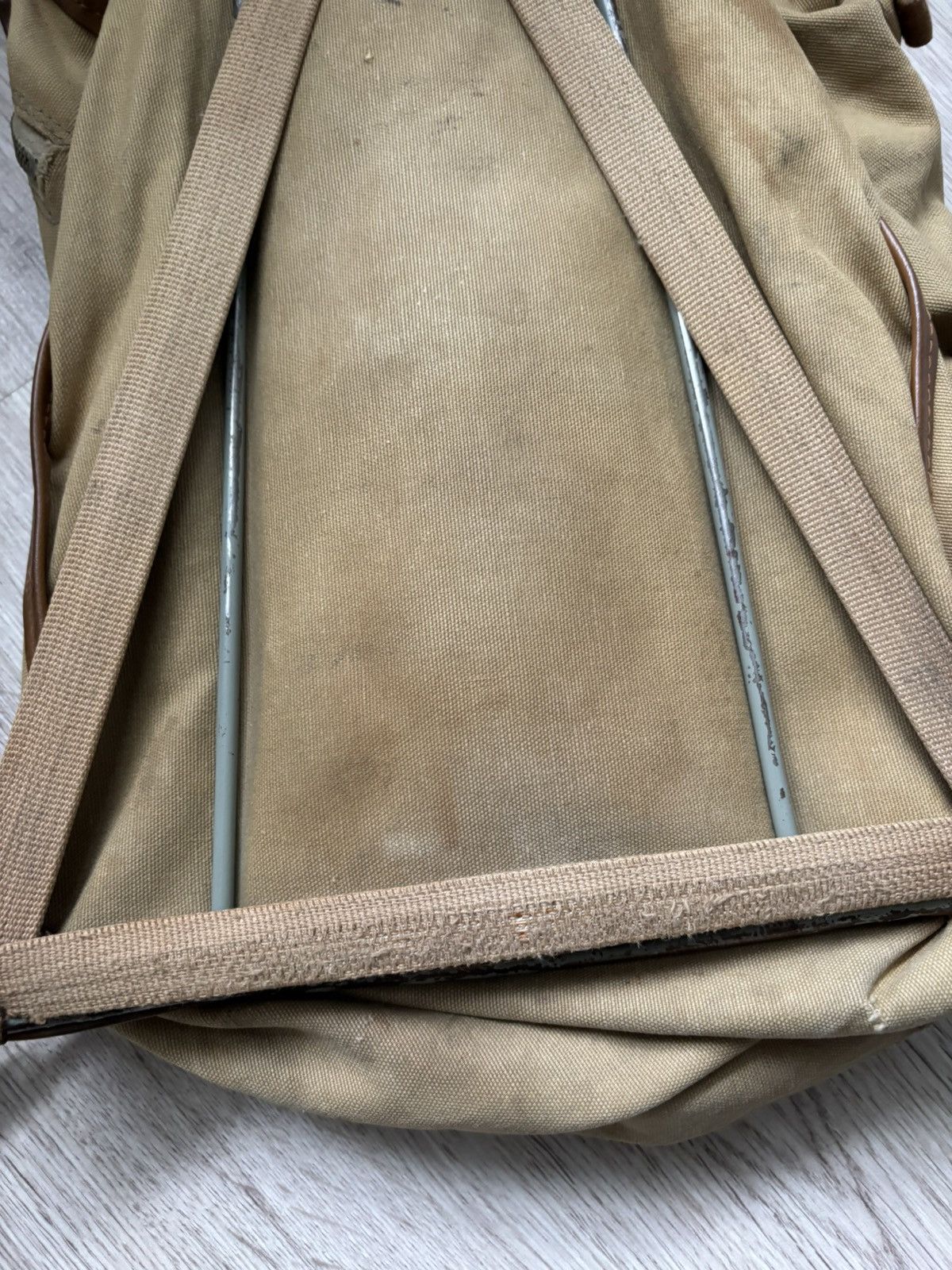 Other Vintage German Canvas & Leather Small Daypack 1950s–1970s Size ONE SIZE - 8 Thumbnail