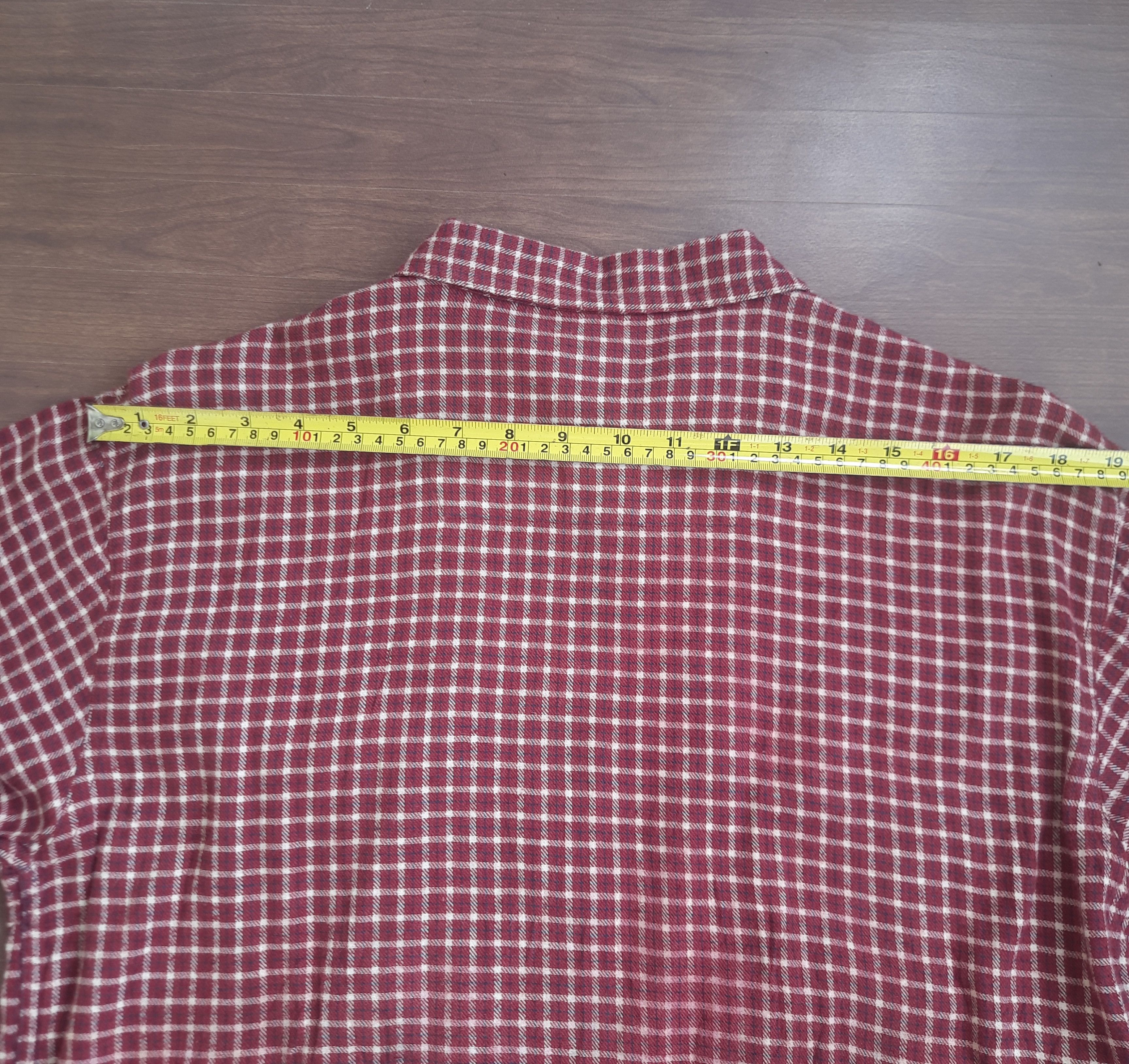 Japanese Brand Vintage Jungle Strom Plaid Flannel Zipper Size US L / EU 52-54 / 3 - 13 Thumbnail