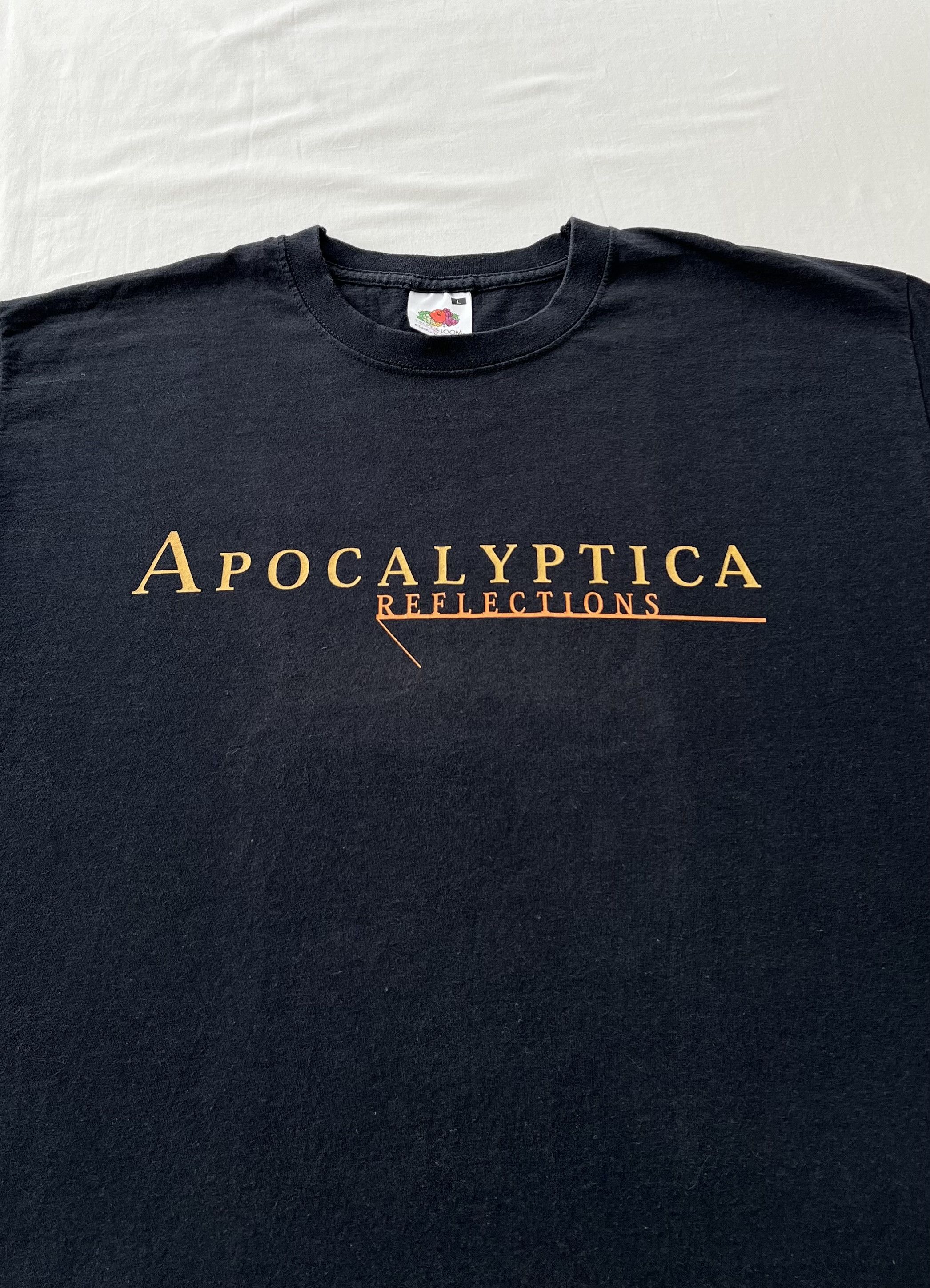 Band Tees Vintage 2000s Apocalyptica Reflections Black T-shirt Size US L / EU 52-54 / 3 - 3 Thumbnail