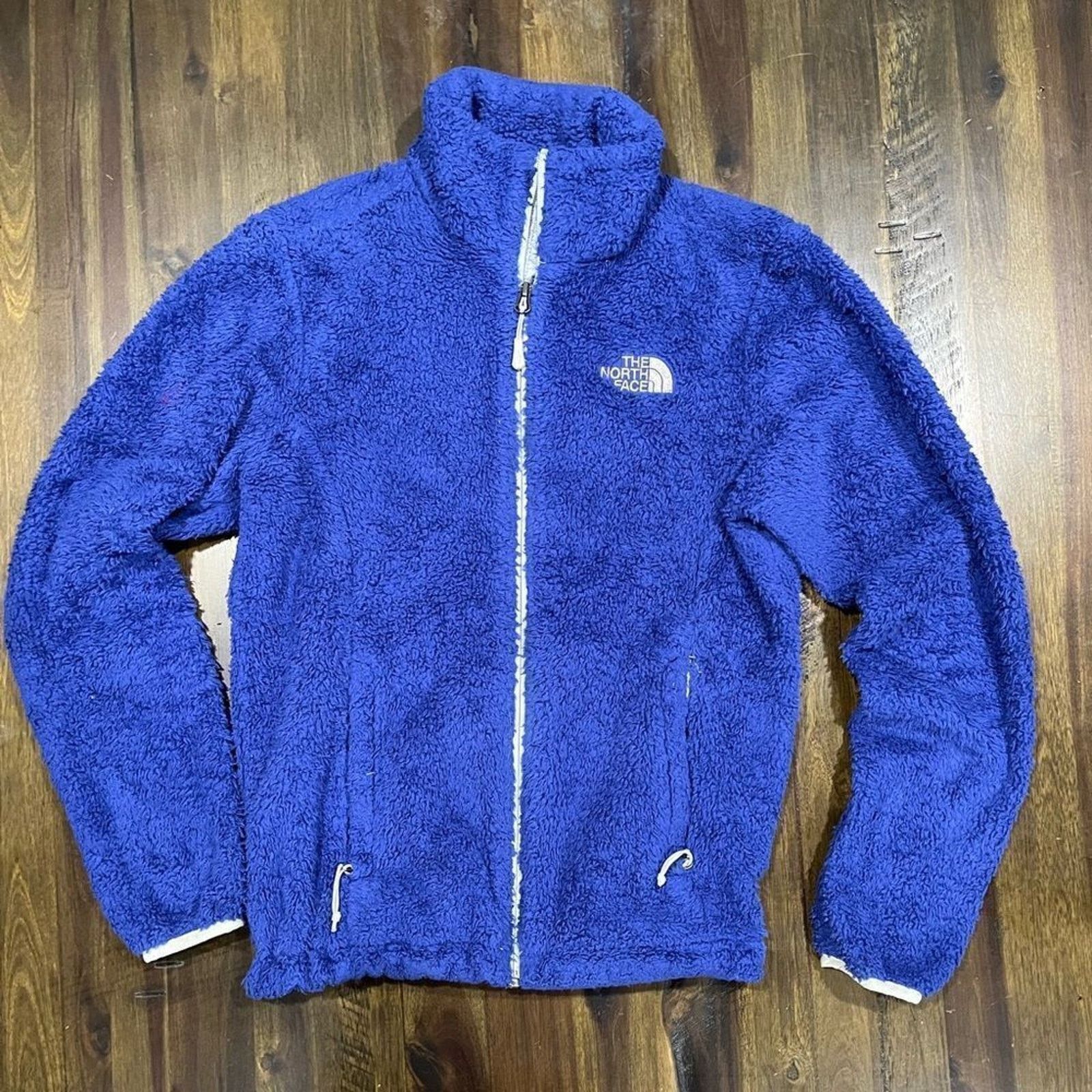 The North Face North Face Blue Fleece Full Zip Jacket, Women's Size Small Size S / US 4 / IT 40 - 1 Thumbnail