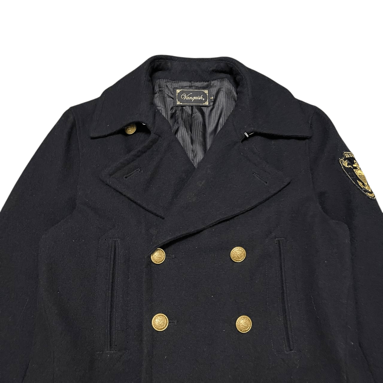 Vanquish Vanquish Wool Coat Double Breasted Gold Button Size US M / EU 48-50 / 2 - 2 Thumbnail