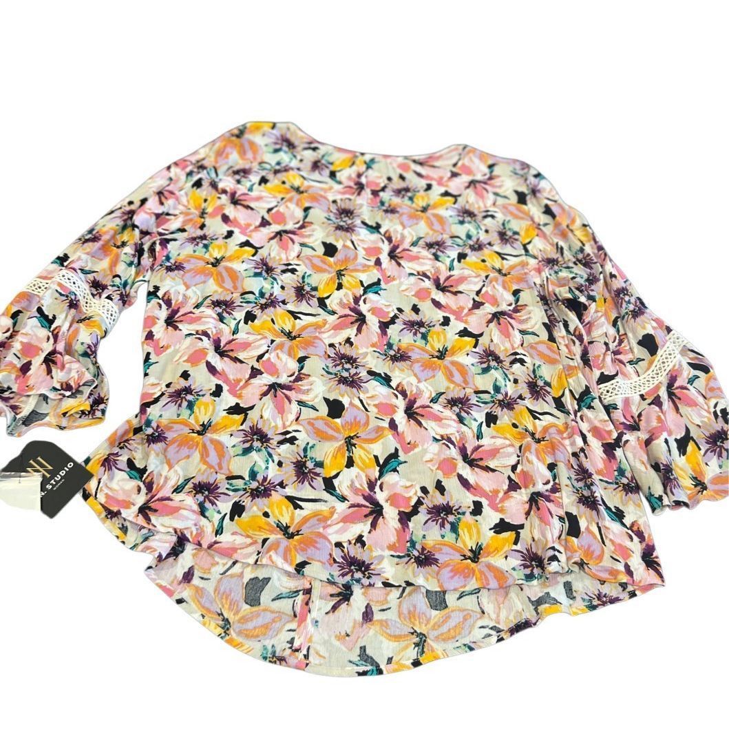 Other IN Studio boho crinkle rayon floral with Lace trim BOHO size Size XL / US 12-14 / IT 48-50 - 6 Thumbnail