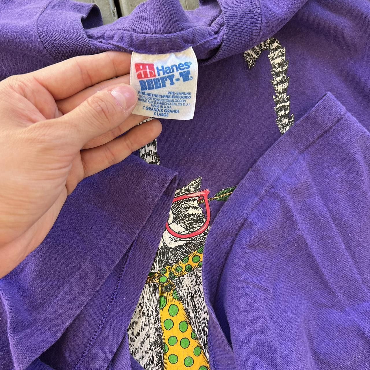 Hanes × Vintage Cat T Shirt Xl Size US XL / EU 56 / 4 - 5 Thumbnail