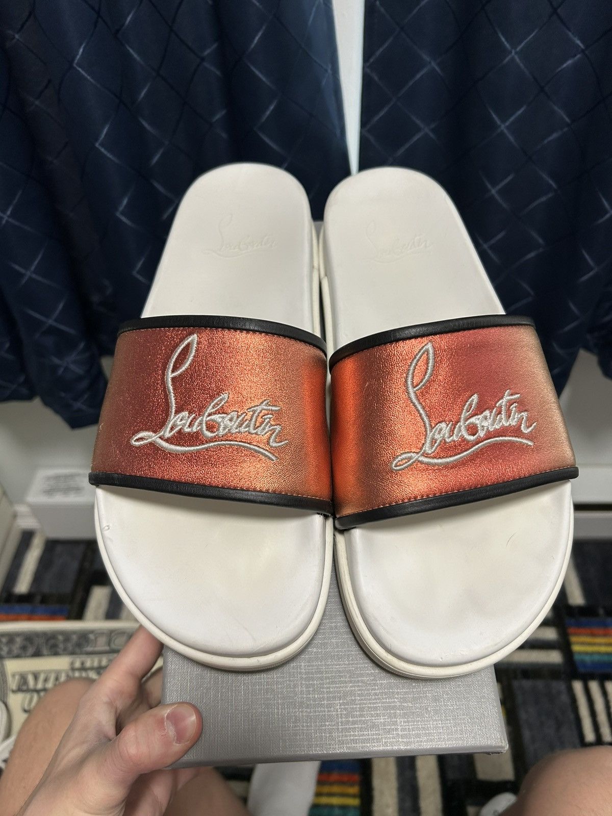Christian Louboutin Christian Louboutin slides Size US 12 / EU 45 - 2 Thumbnail