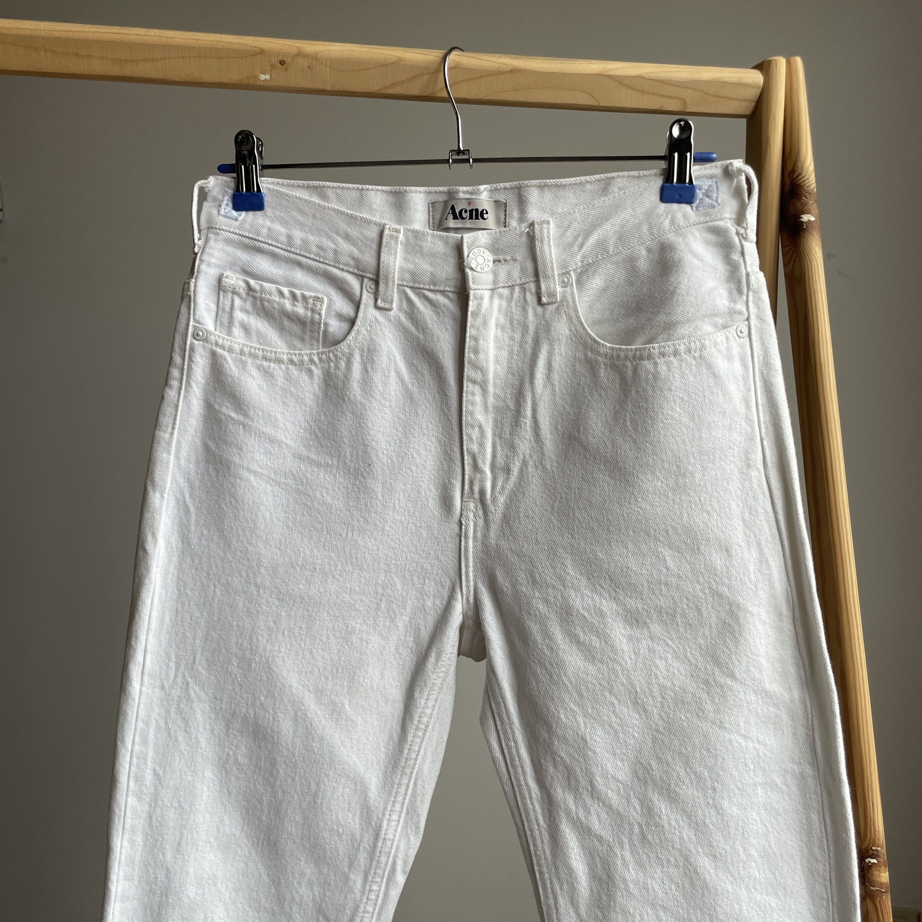 Acne Studios Acne Studios Jones/Optic White Cropped Denim Size 30 Size US 30 / EU 46 - 3 Thumbnail