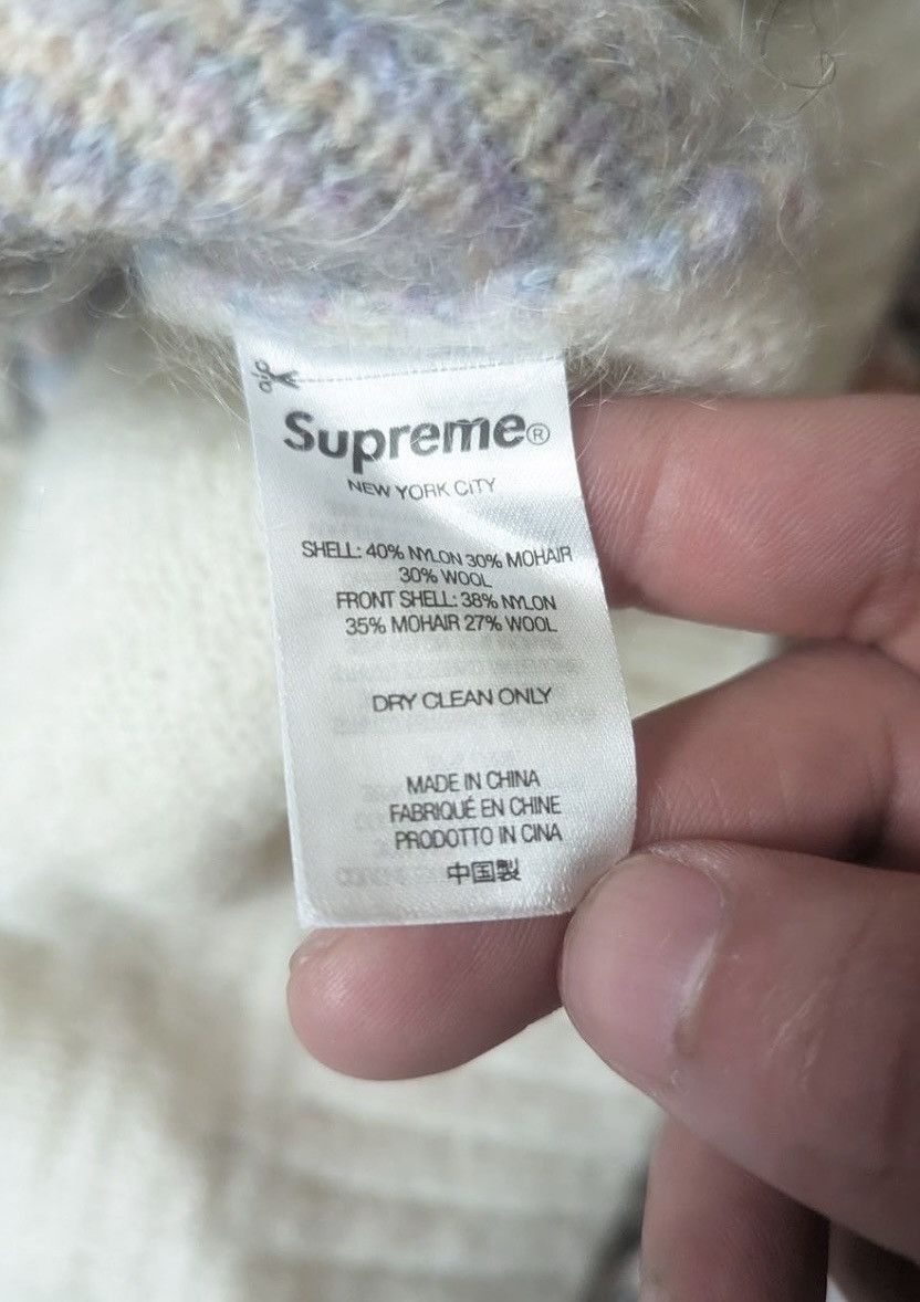 Supreme Supreme Brushed Grid Mohair Cardigan Size Large - NEW Size US L / EU 52-54 / 3 - 10 Thumbnail