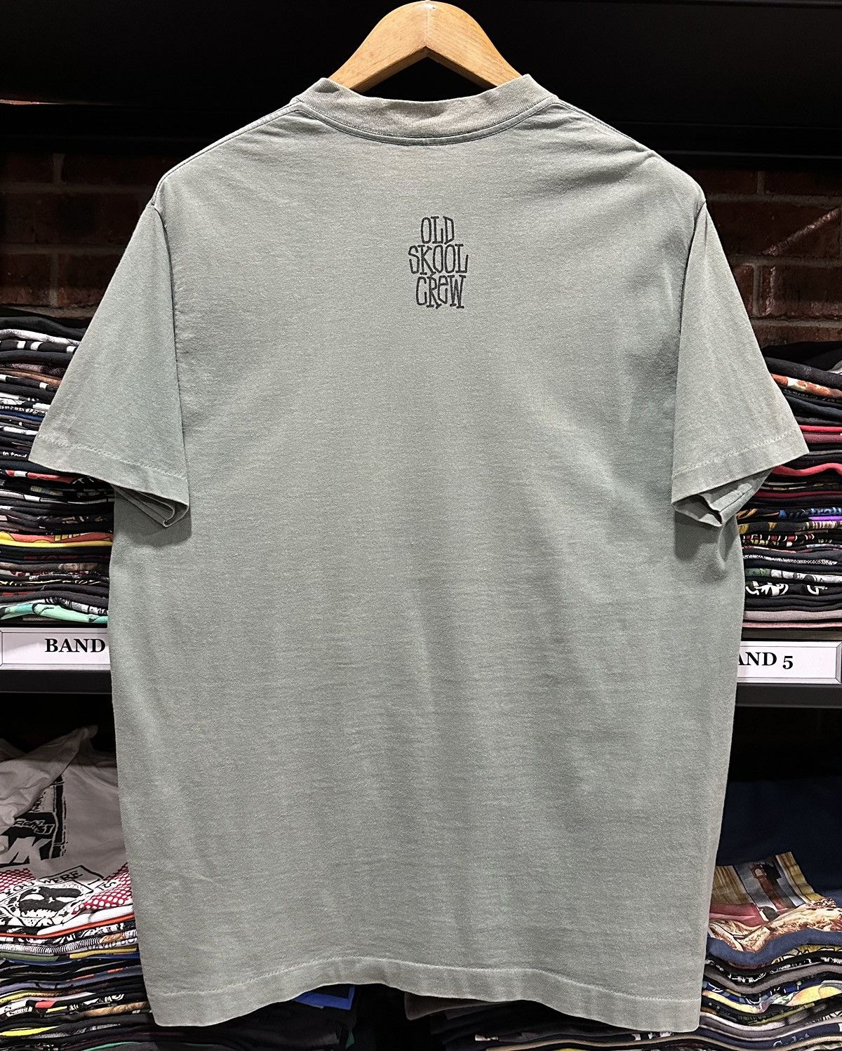 Stussy Vintage 80s Stussy Old Skool Crew Sun Faded Tee Size US L / EU 52-54 / 3 - 9 Thumbnail