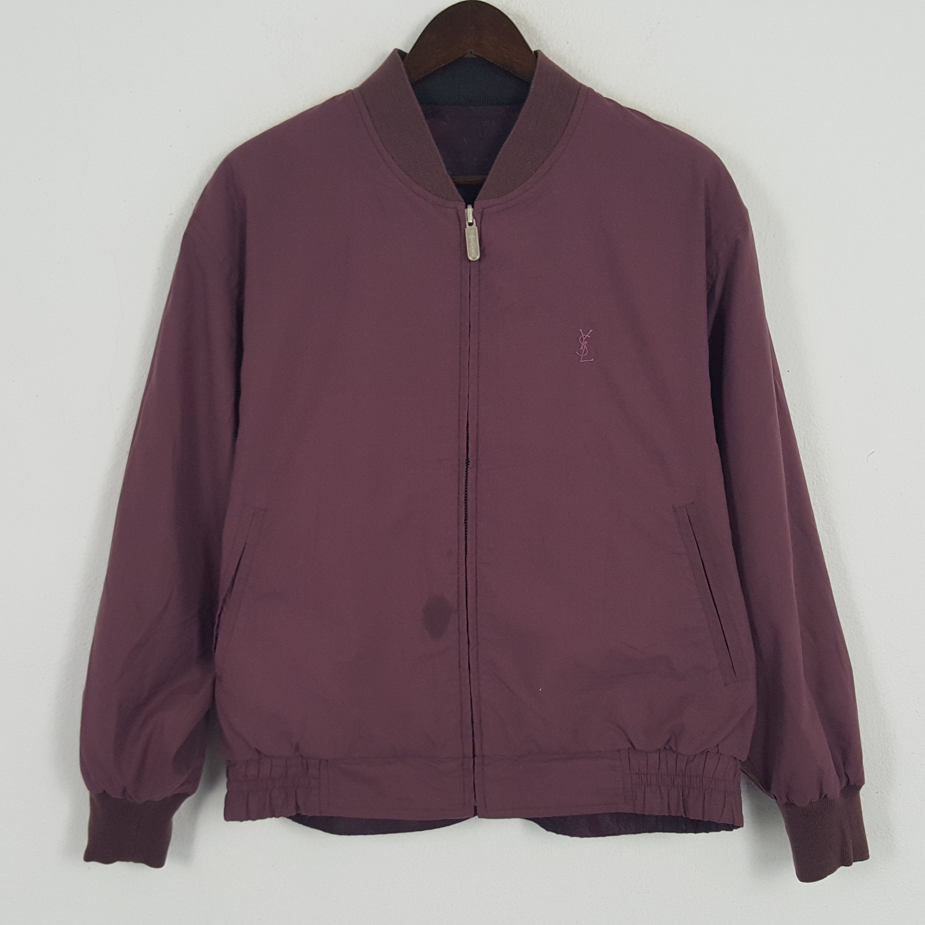Vintage × Yves Saint Laurent Vintage Yves Saint Laurent Zipper Jacket Size US M / EU 48-50 / 2 - 11 Thumbnail