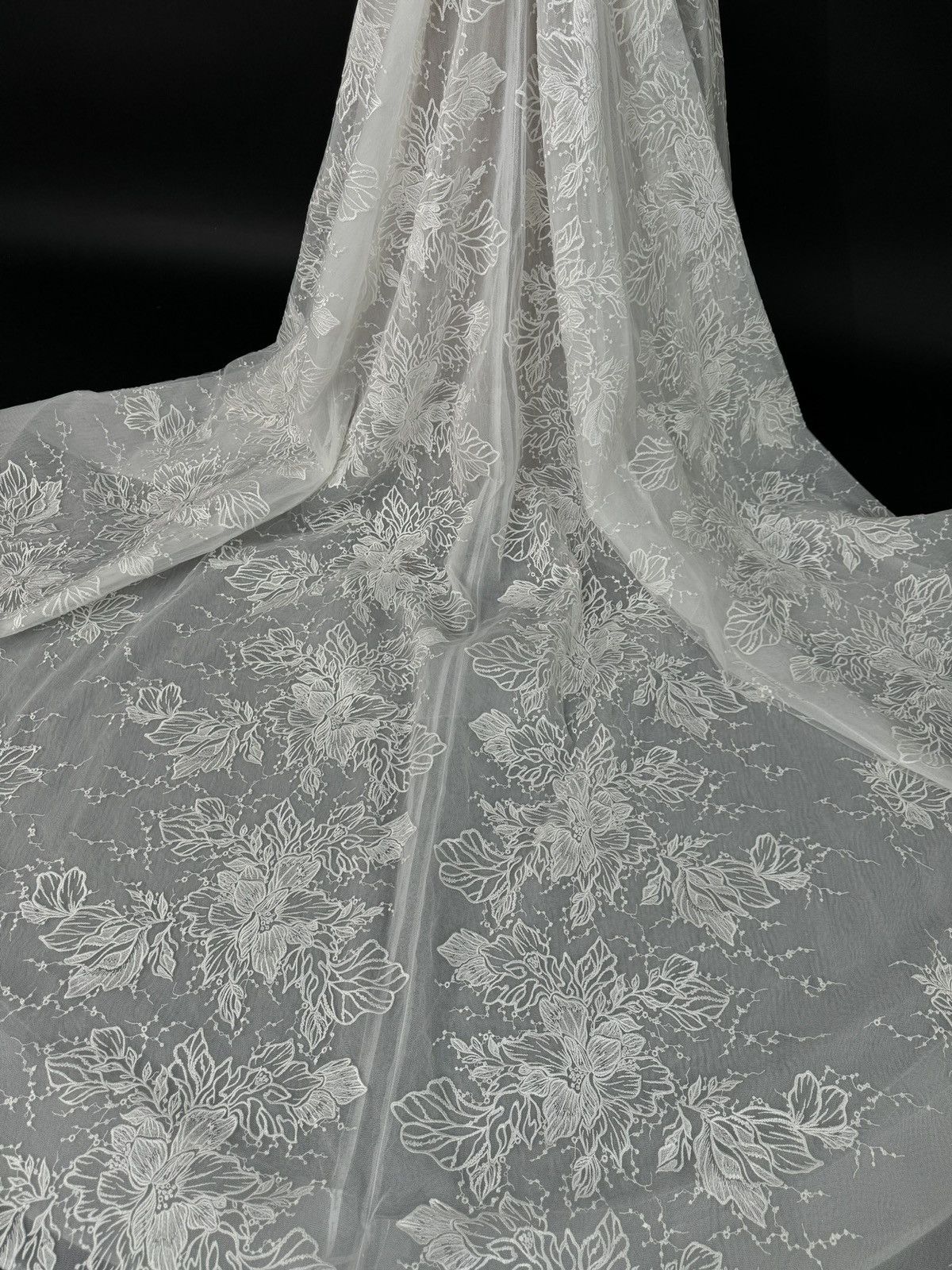 Preloved US 2-4 Anna Augusta Embroidery lace Bridal Gown