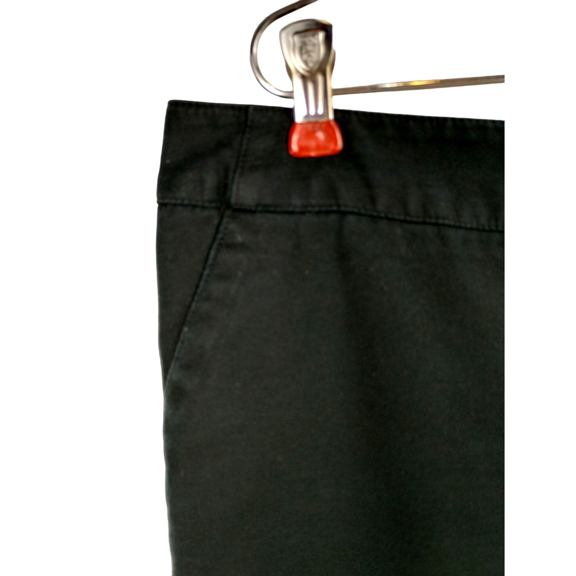 Merona Merona Womens 18 Black Knee-Length Fully Lined Pencil Skirt Size 40" / US 18 - 3 Thumbnail