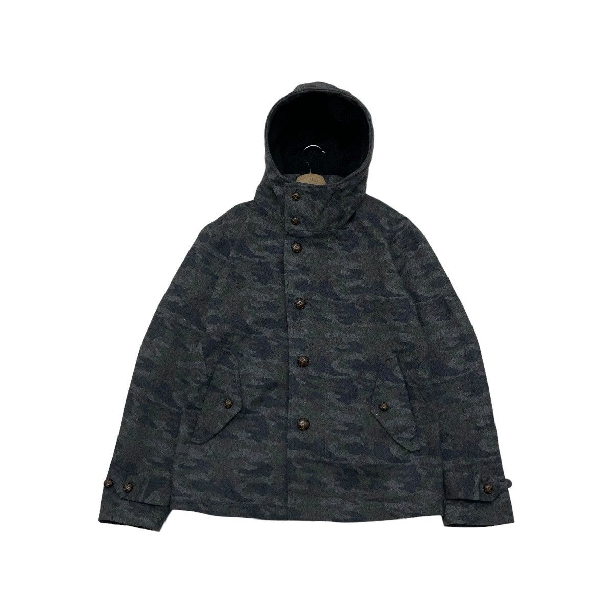 Japanese Brand Japanese Brand Rageblue Hooded Camo Jacket Size S / US 4 / IT 40 - 1 Thumbnail