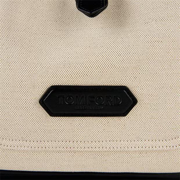 Tom Ford o1g2r1mq0724 Size: OS / Canvas Tote Bag in Cream Size ONE SIZE - 4 Thumbnail