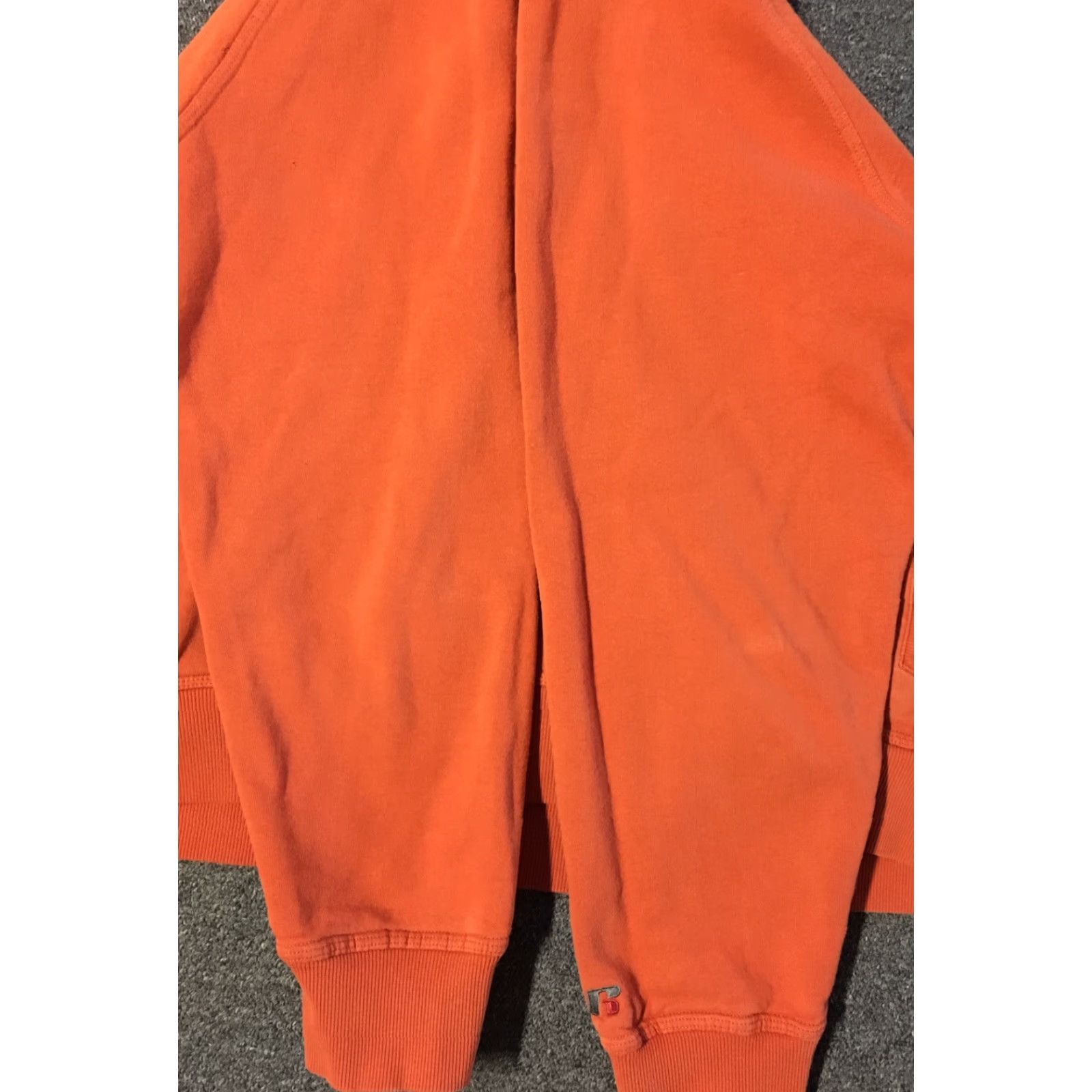 Russell Athletic VINTAGE Russell Athletic Faded Bleach Hoodie 2XL Orange Men Sweatshirt Pullover Thrashed 90s Size US XXL / EU 58 / 5 - 6 Thumbnail