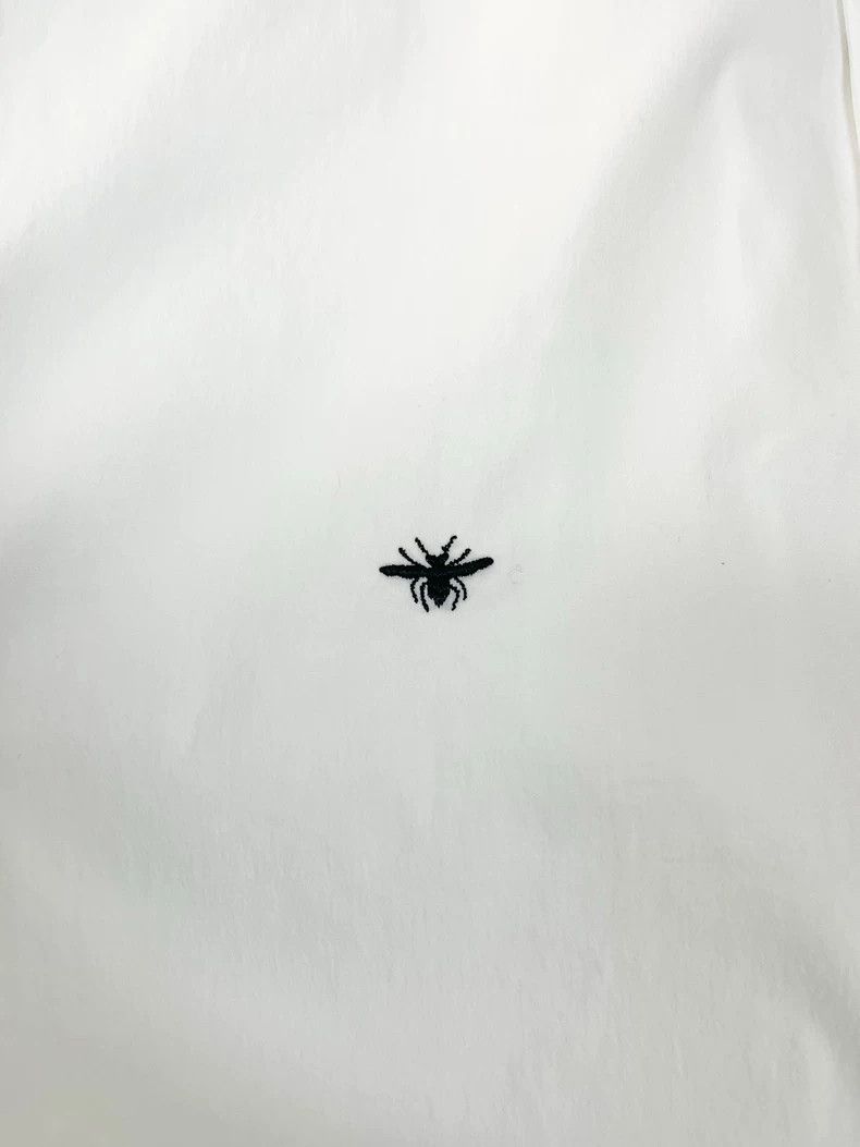 Dior Dior Size 38 White embroidered little bee long-sleeved shi Size US XXS / EU 40 - 3 Thumbnail