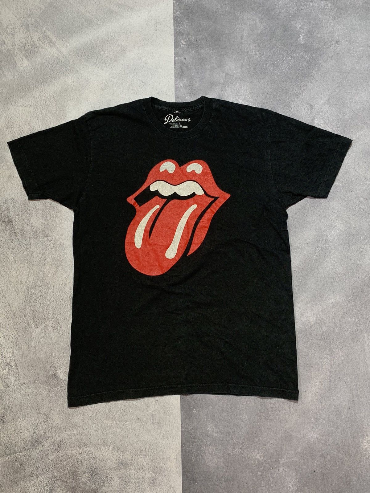 Vintage Y2K The Rolling Stones band tee big logo size L