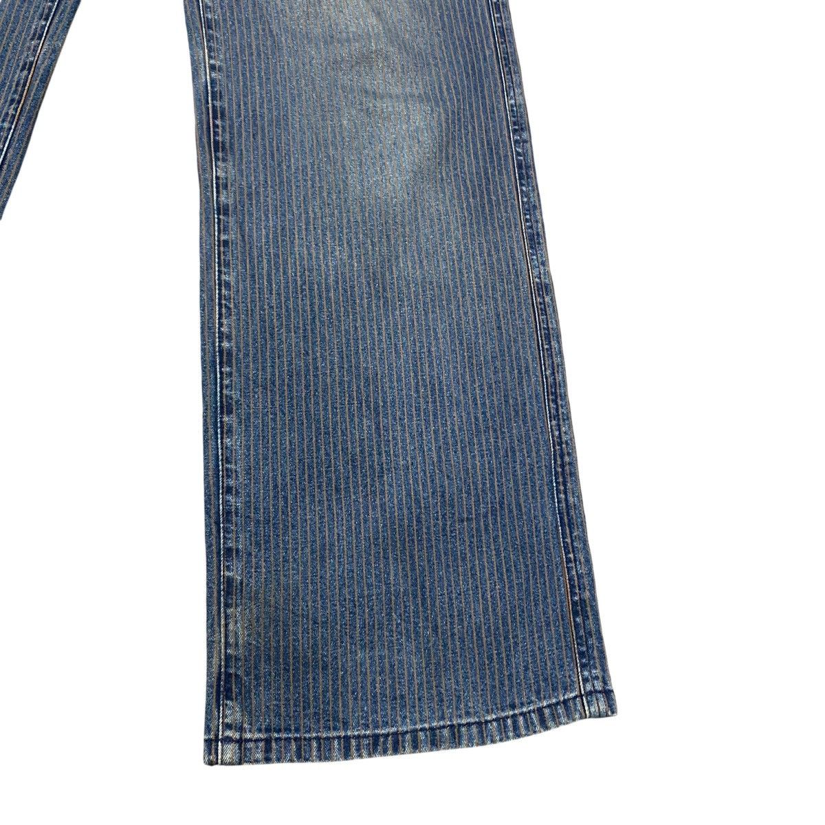 Comme Ca Ism × Japanese Brand COMME CA ISM Denim Hickory Flare Pants Size US 32 / EU 48 - 9 Thumbnail