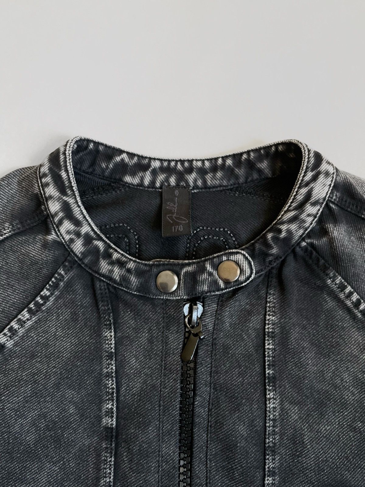 Japanese Brand Jillo graphite grey zip jacket Japanese style Size S / US 4 / IT 40 - 6 Thumbnail