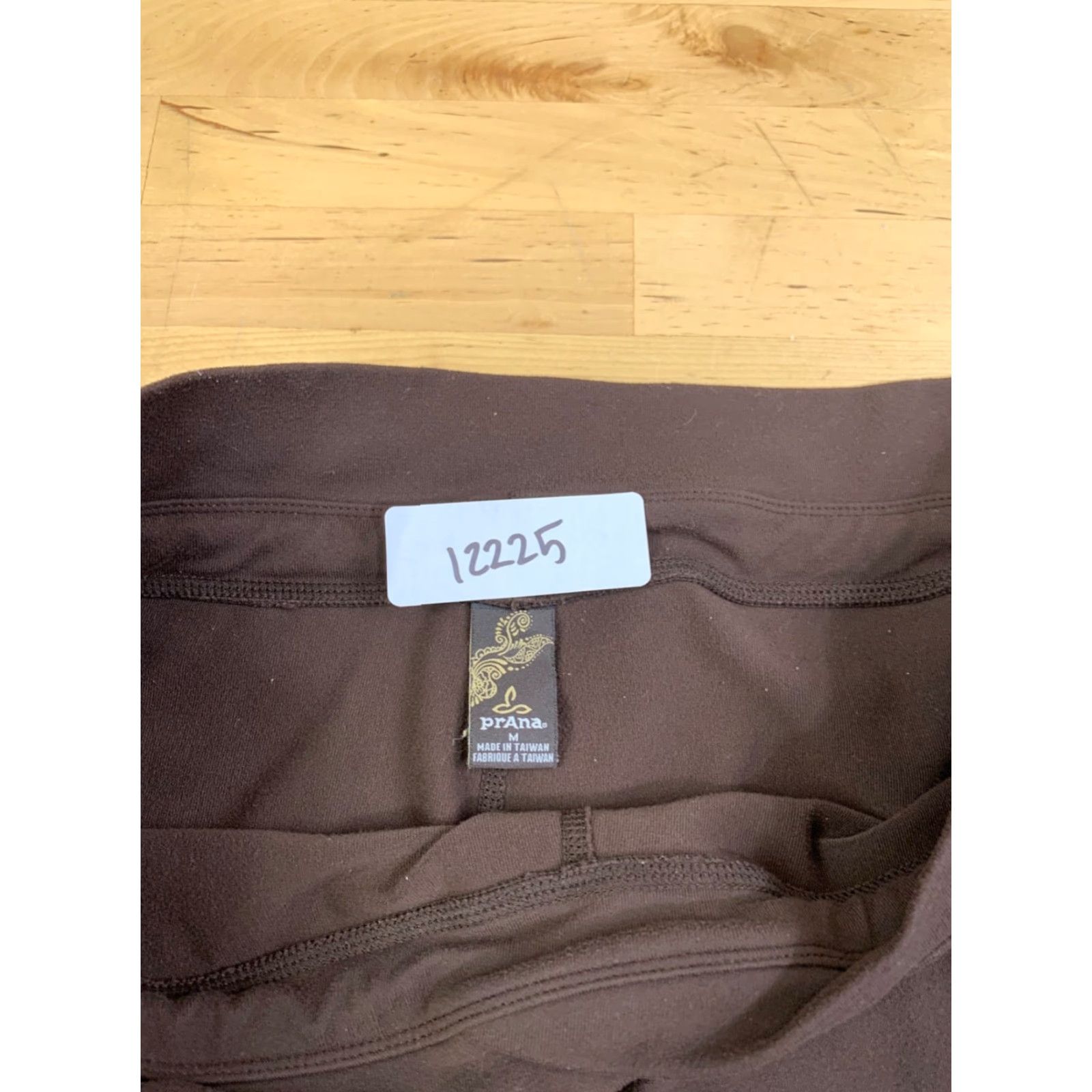 Prana prAna Leggings Womens M Brown Wide Leg Casual Activewear Stretch Size 32" / US 10 / IT 46 - 2 Thumbnail