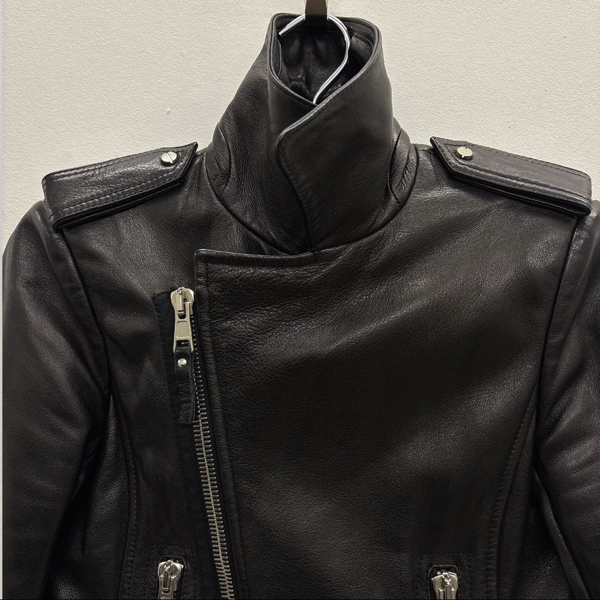 Balenciaga FW12 Balenciaga By Nicholas Ghesquiere Leather Moto Jacket Size XS / US 0-2 / IT 36-38 - 4 Thumbnail