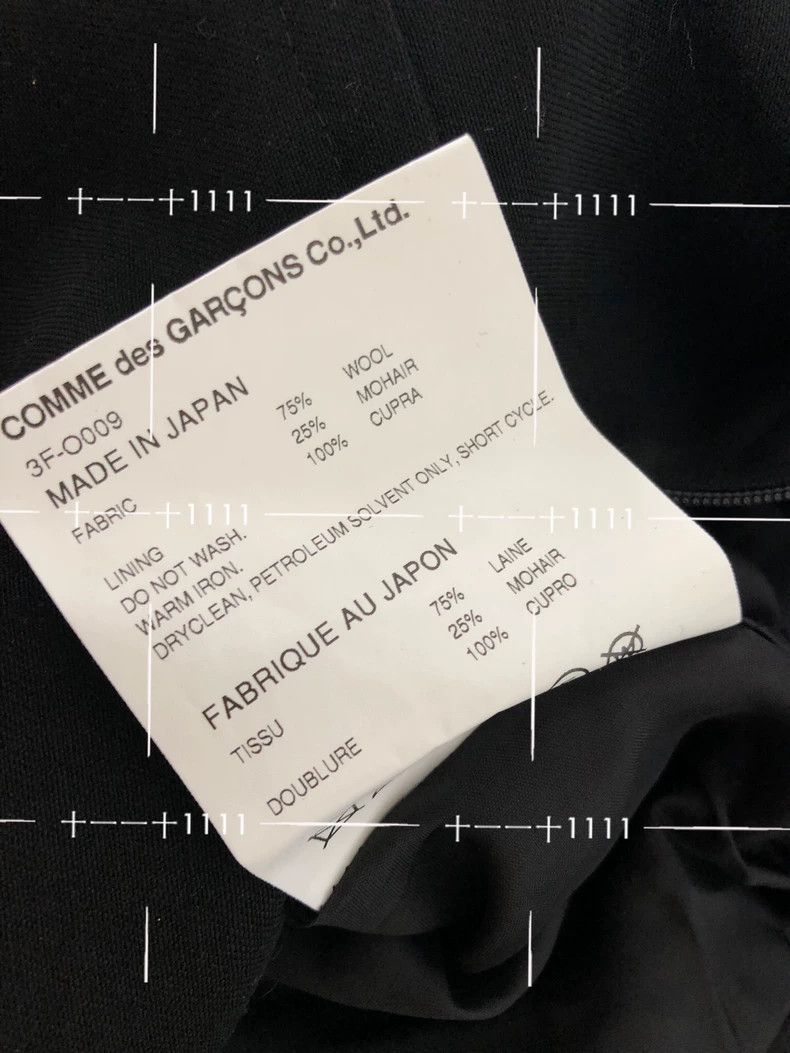 Comme des Garcons Comme Des Garcons Pleated wool dress coat Size XS / US 0-2 / IT 36-38 - 7 Thumbnail