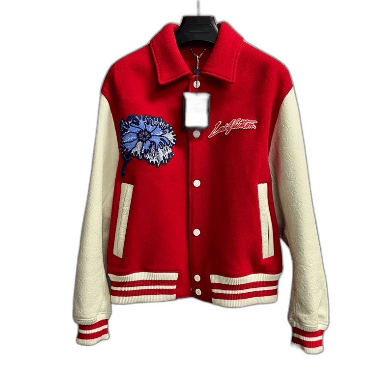 Louis Vuitton Louis Vuitton Red Letter Embroidered Jacket Size US L / EU 52-54 / 3 - 1 Thumbnail