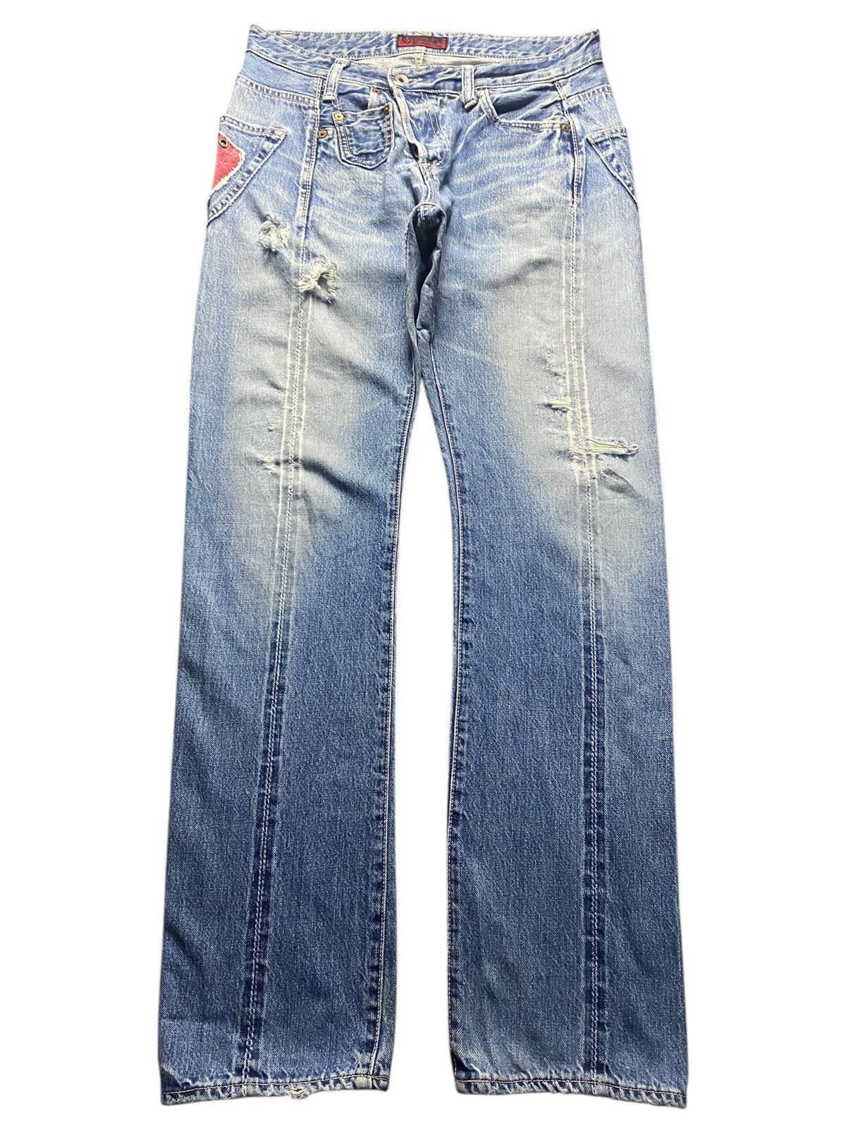 Johnbull Johnbull Kojima Japan Reconstructed Denim Selvedge Jeans Size US 32 / EU 48 - 2 Thumbnail