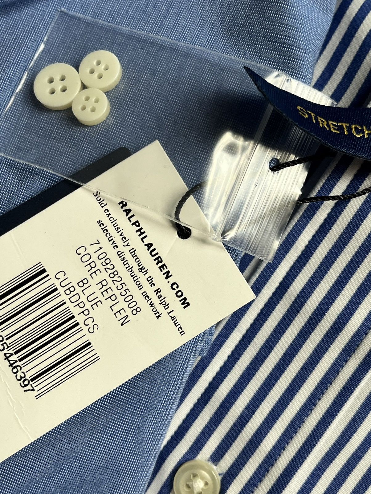 Polo Ralph Lauren Polo Ralph Lauren Custom Fit Stretch Poplin Shirt Size US L / EU 52-54 / 3 - 8 Thumbnail