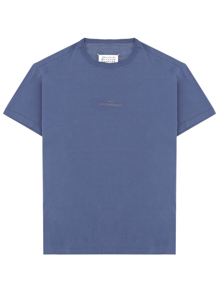 Maison Margiela MAISON MARGIELA T-SHIRT IN COTONE - BLUE (IT 52) Size US XL / EU 56 / 4 - 1 Thumbnail