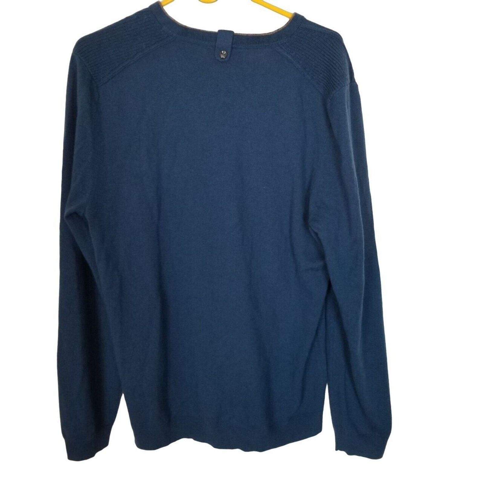 Ted Baker Ted Baker Mens Wool Cashmere V-Neck Sweater L Quiet Luxury Size US L / EU 52-54 / 3 - 8 Thumbnail