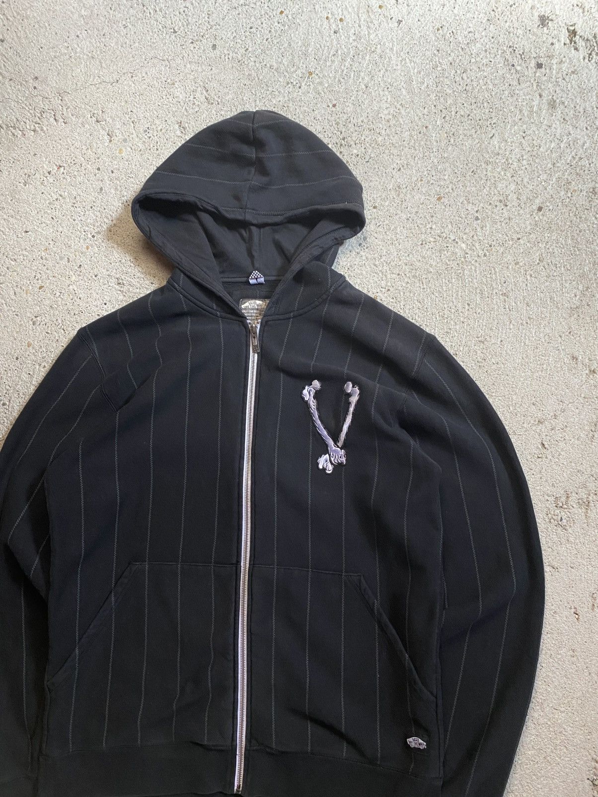 Vans Vans skeleton bones hoodie vintage black skate southpole Size US XL / EU 56 / 4 - 1 Thumbnail