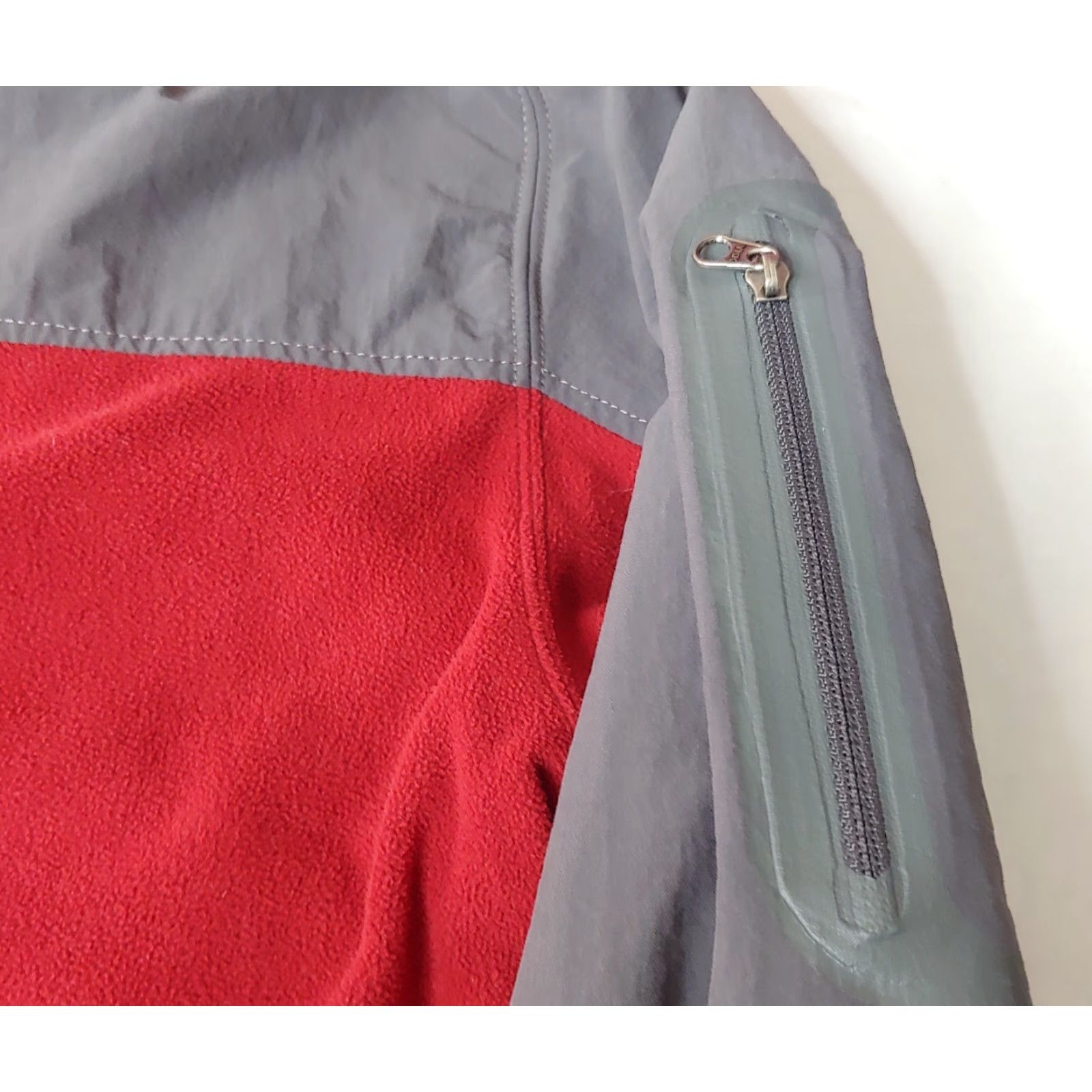 The North Face The North Face Jacket Men XL Fleece 1/4 Zip Brick Red Gray Pullover Coat Size US XL / EU 56 / 4 - 5 Thumbnail