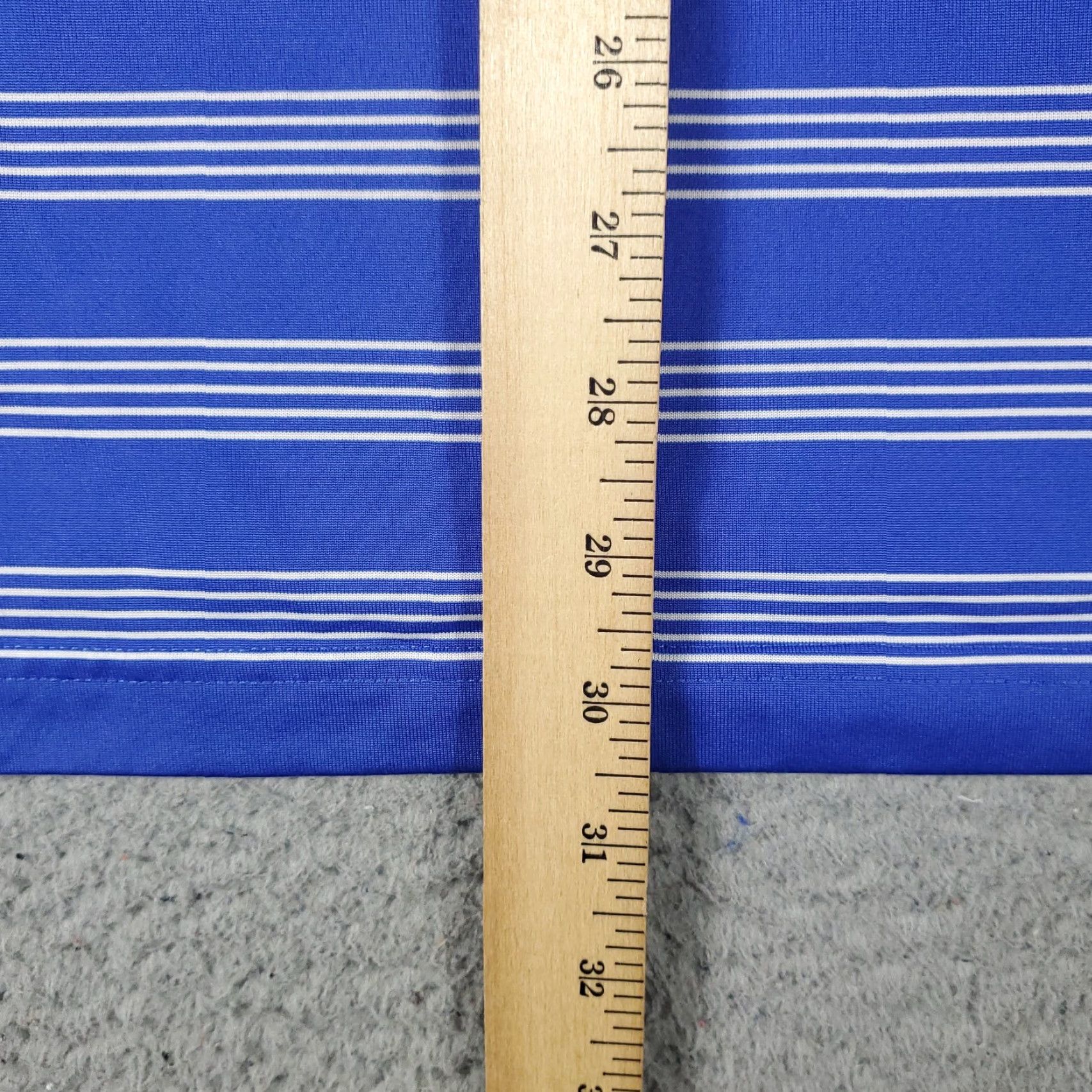 Vintage Donald Ross Polo Shirt Ballen Isles Mens Large Blue Striped Casual Short Sleeve Size US L / EU 52-54 / 3 - 7 Thumbnail