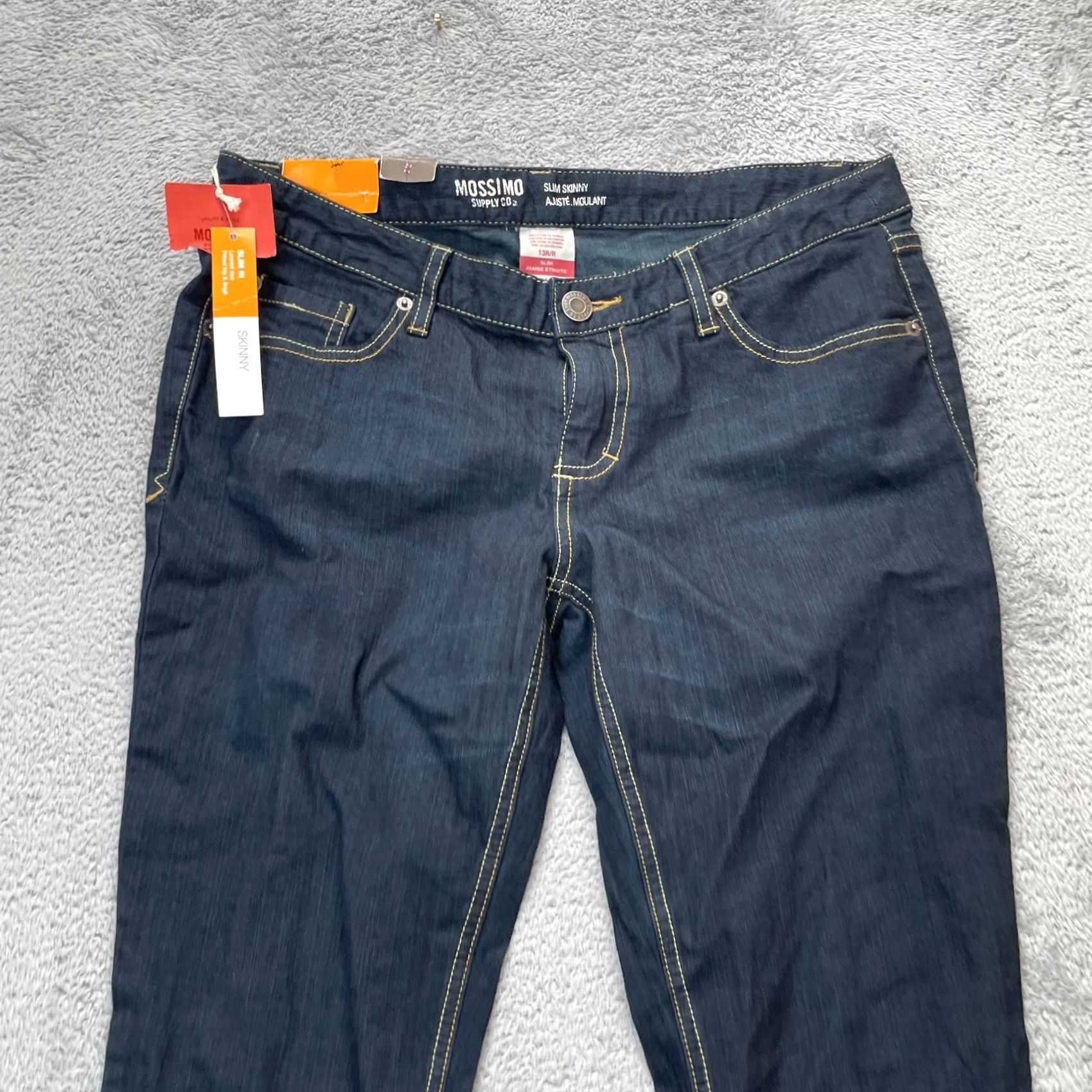 Mossimo Mossimo Jeans Womens Slim Skinny Low Rise Blue Denim Cotton Spandex 5-Pocket 31in Inseam Classic City Size 36" / US 14 / IT 50 - 2 Thumbnail