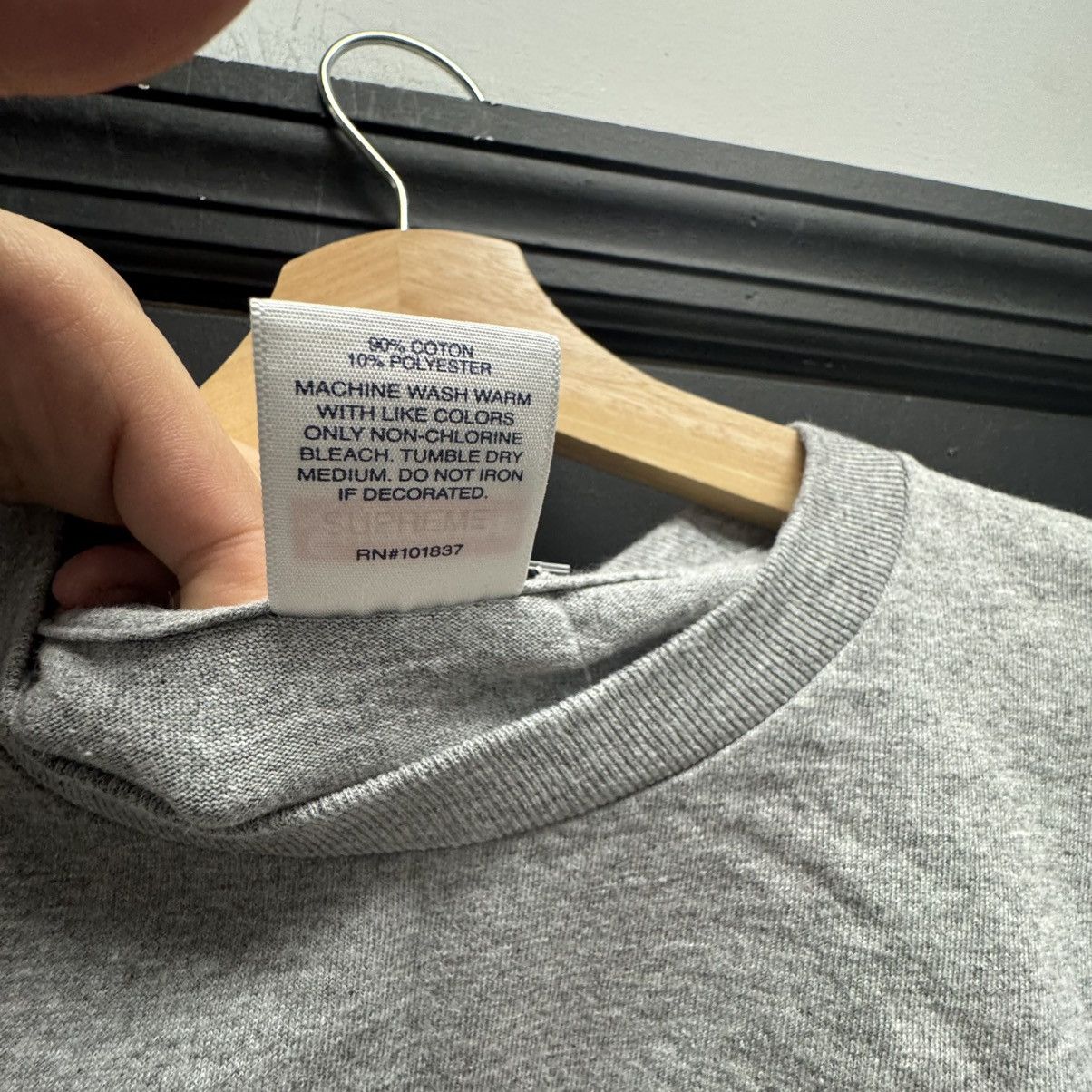 Supreme Supreme Rick Rubin Tee Heather Grey Size US M / EU 48-50 / 2 - 4 Thumbnail