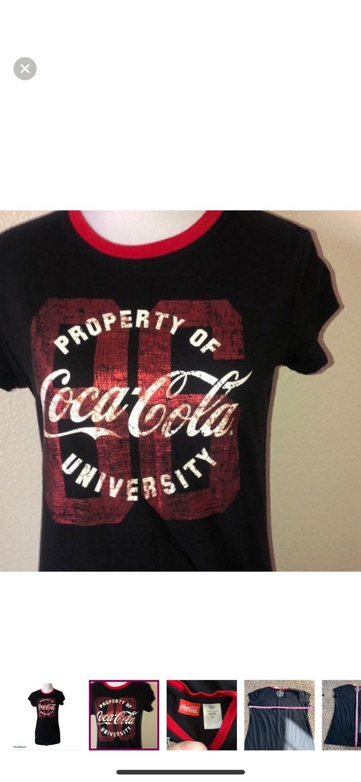 Coca Cola Coca Cola large logo tee Size L / US 10 / IT 46 - 4 Thumbnail