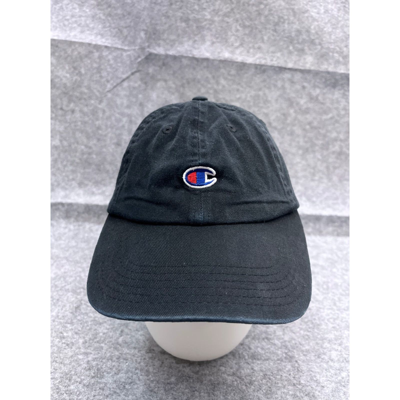 Champion Champion Hat Cap Adjustable One Size Black 100% Cotton Golf Hat Golfers Mens Size ONE SIZE - 2 Thumbnail